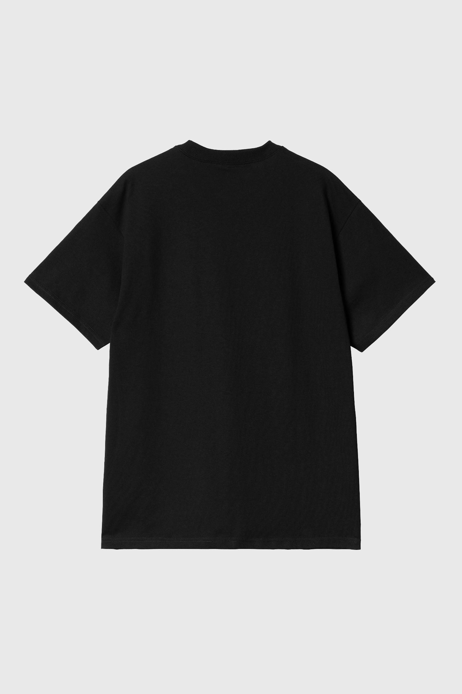 Carhartt Wip T-shirt S/s Fragments Pocket Nero Uomo - 2