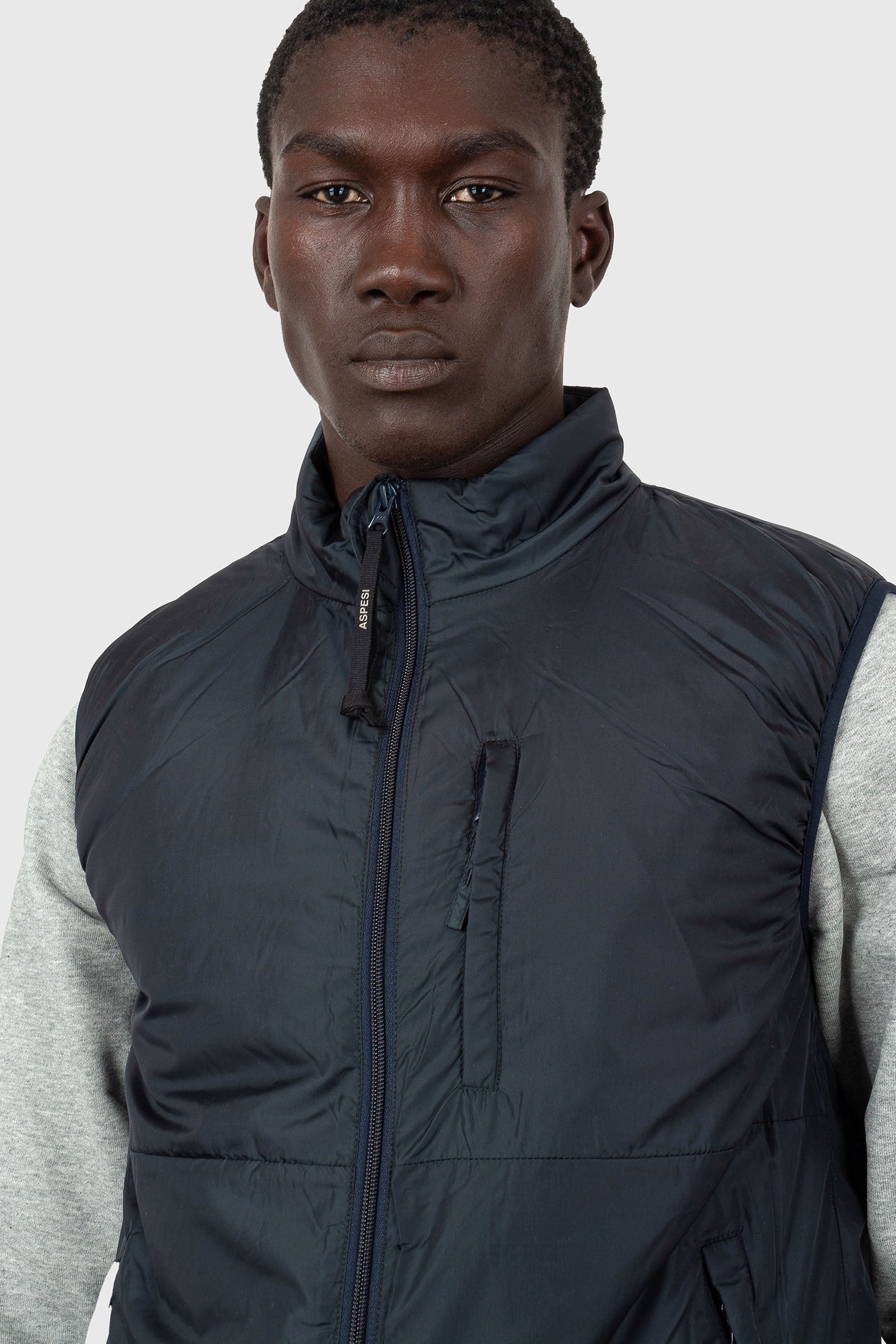 Aspesi Gilet Jil Blu Navy Uomo - 5