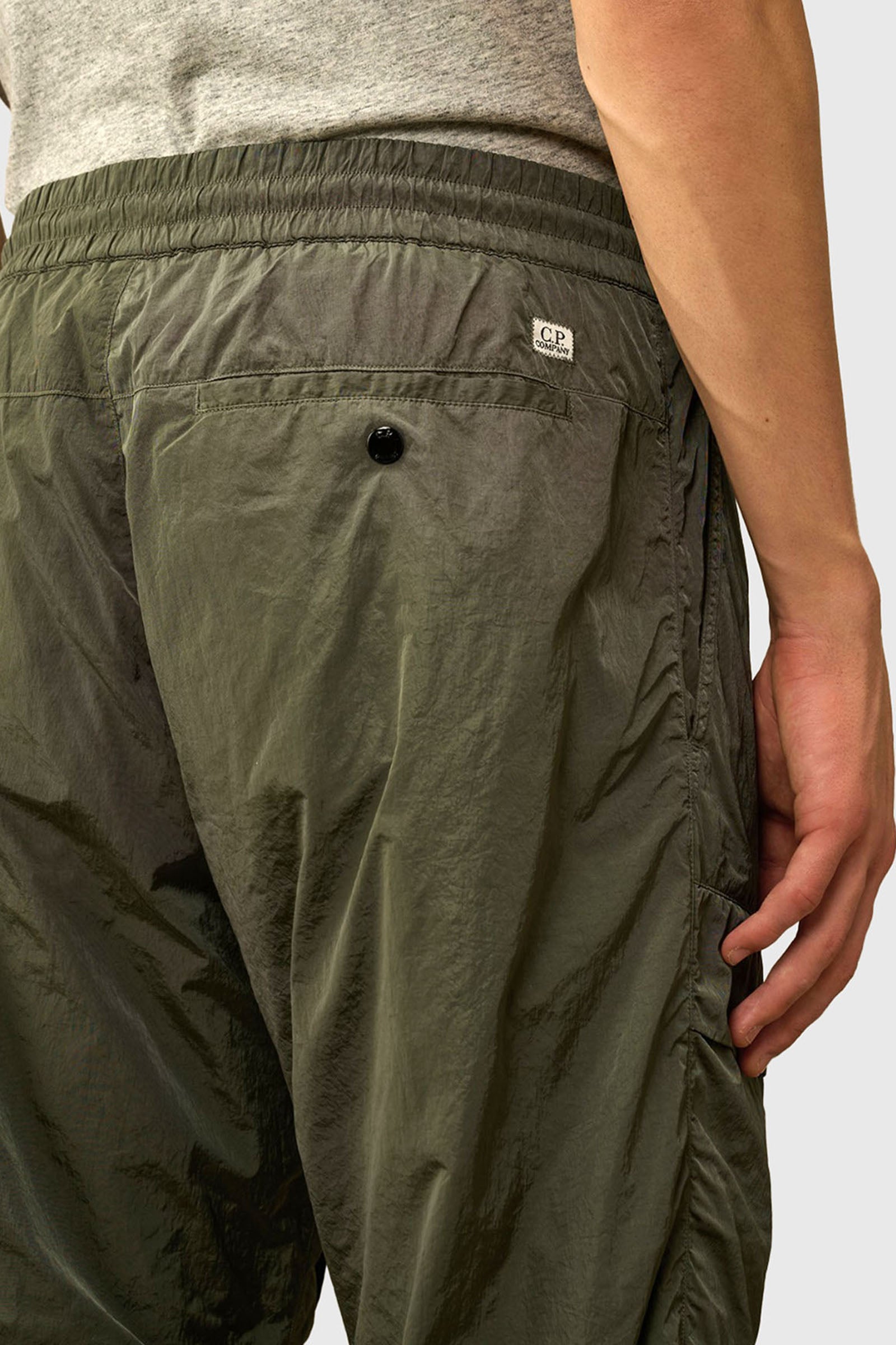 C.p. Company Pantalone Cargo Loose Chrome-r Verde Militare Uomo - 4