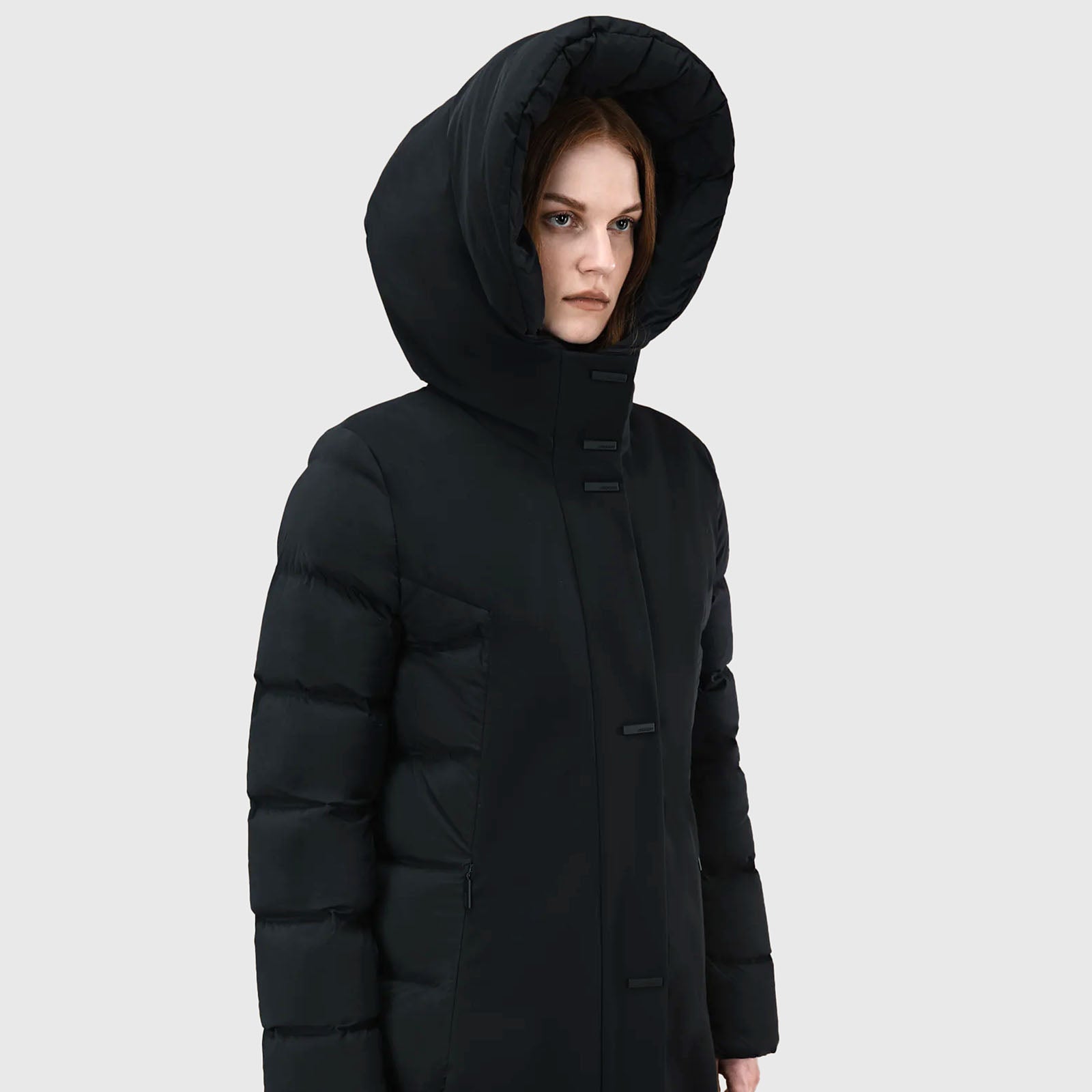 Rrd Winter Hybrid Parka Wom Nero Donna - 6