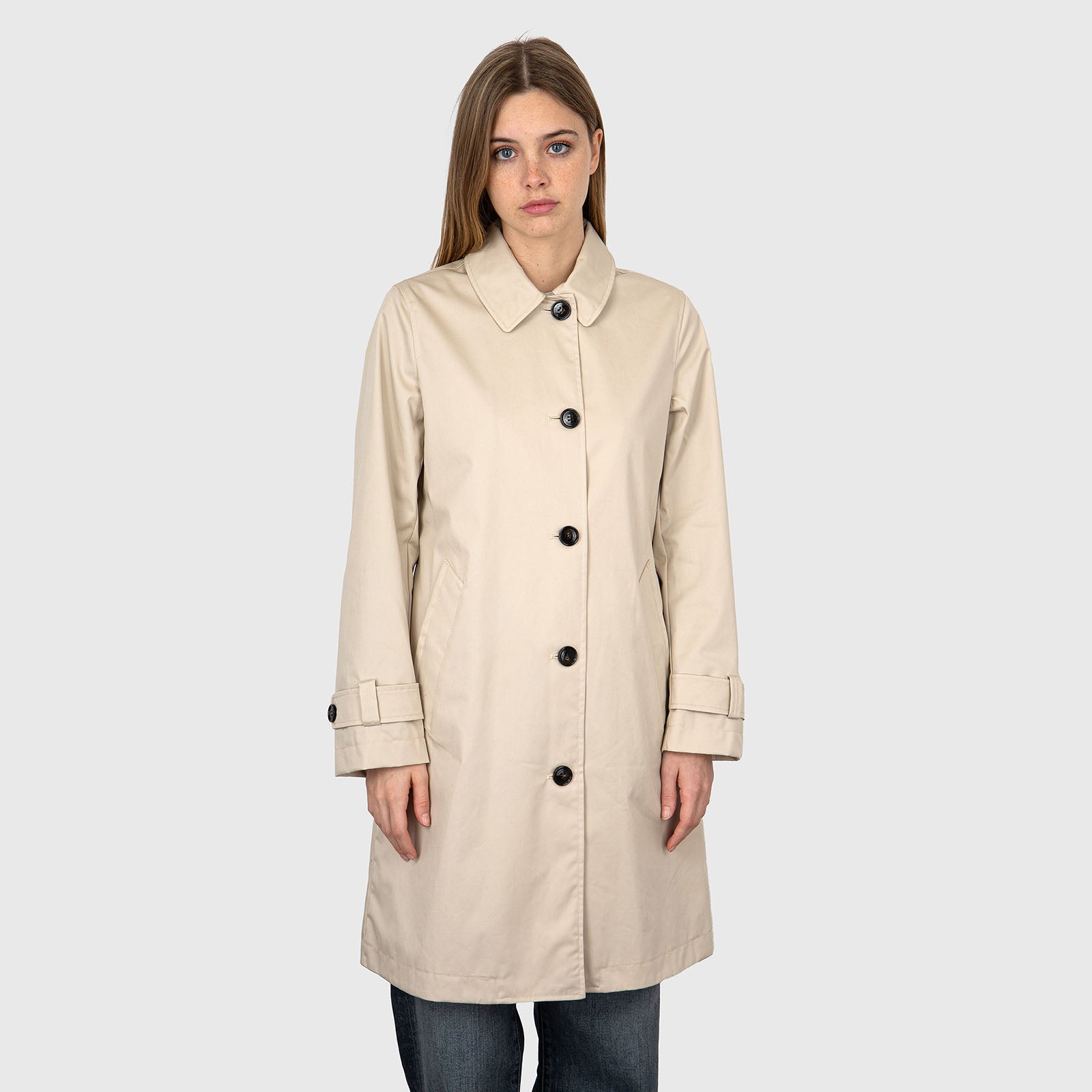 Woolrich Trench Havice Synthetic Beige Light - 7