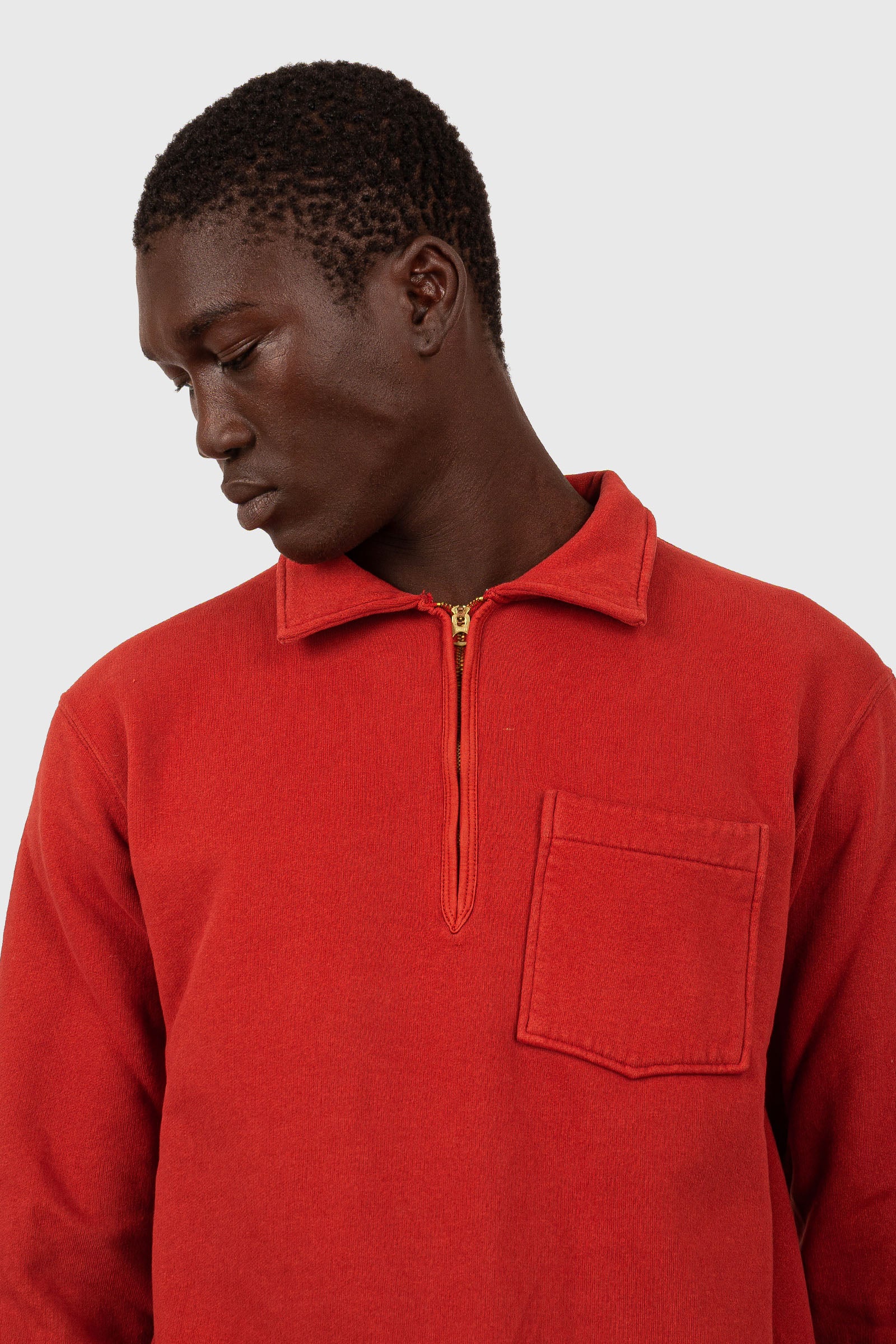 Fortela Felpa Yale Zip-up Rosso Uomo - 1