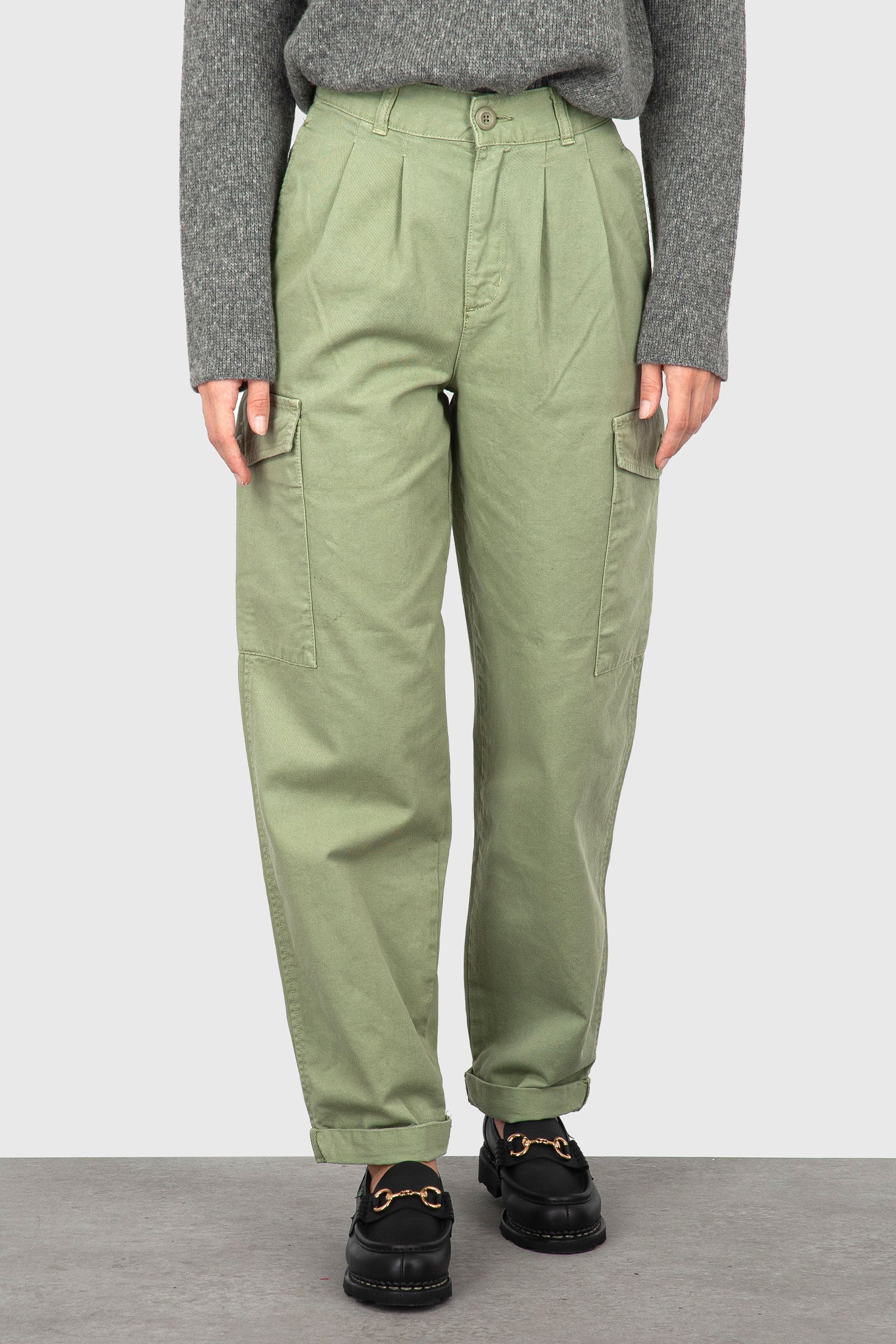 Carhartt Wip W' Collins Pant Verde Donna - 4