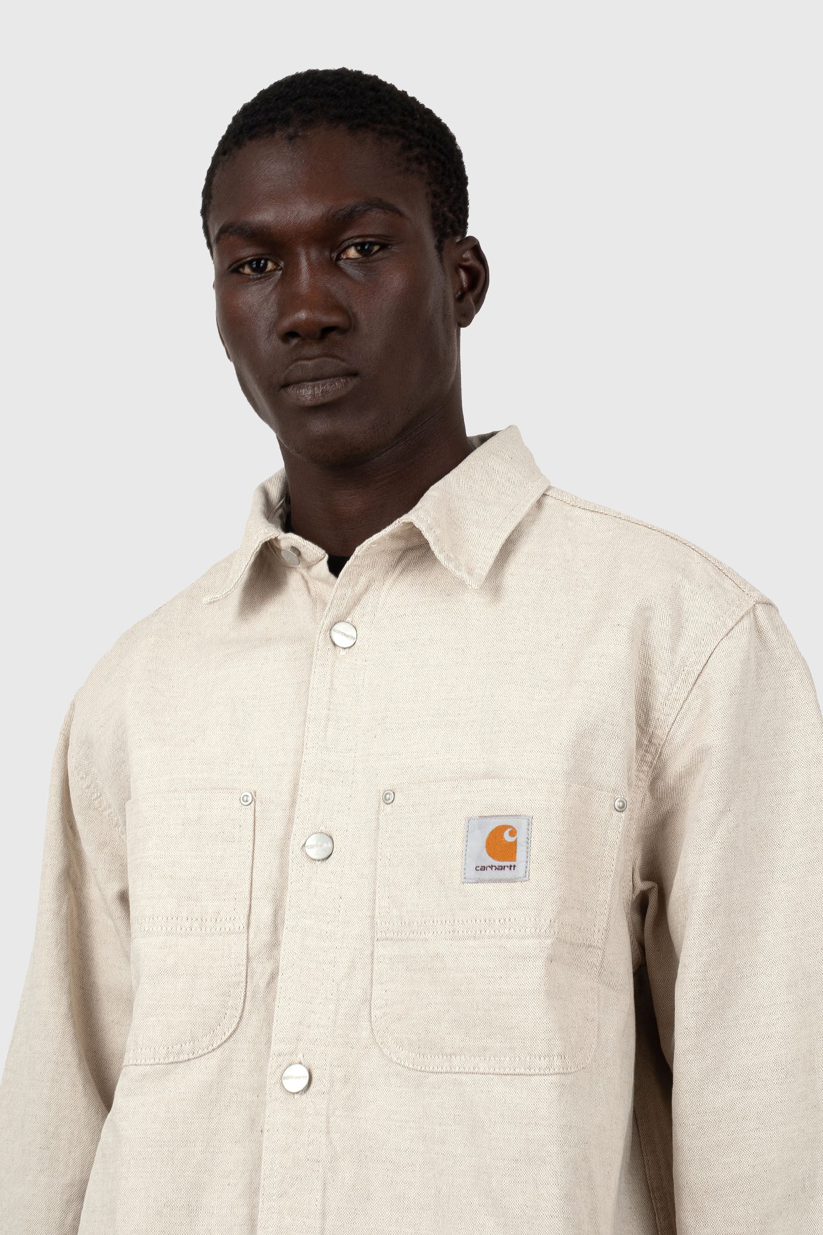 Carhartt Wip Walter Shirt Jac Beige Chiaro Uomo - 5