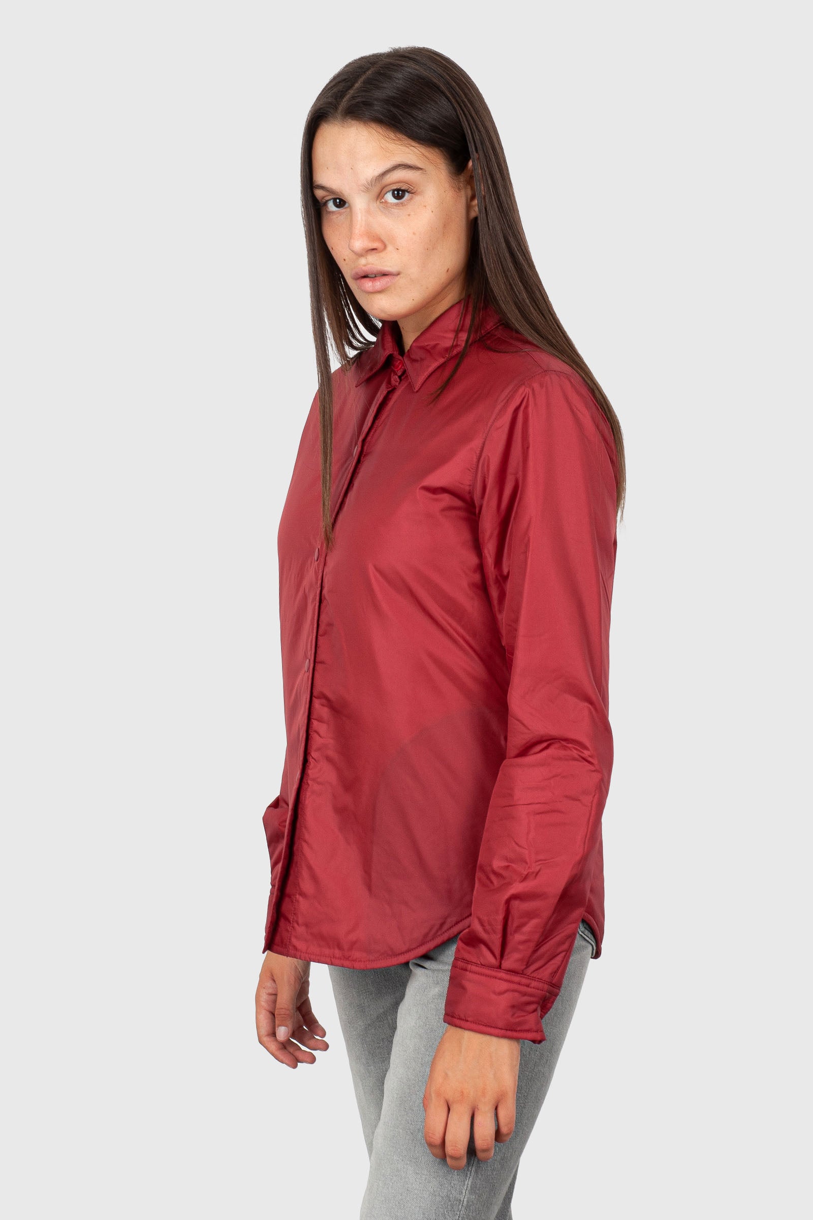 Aspesi Camicia Glue Bordeaux Donna - 3