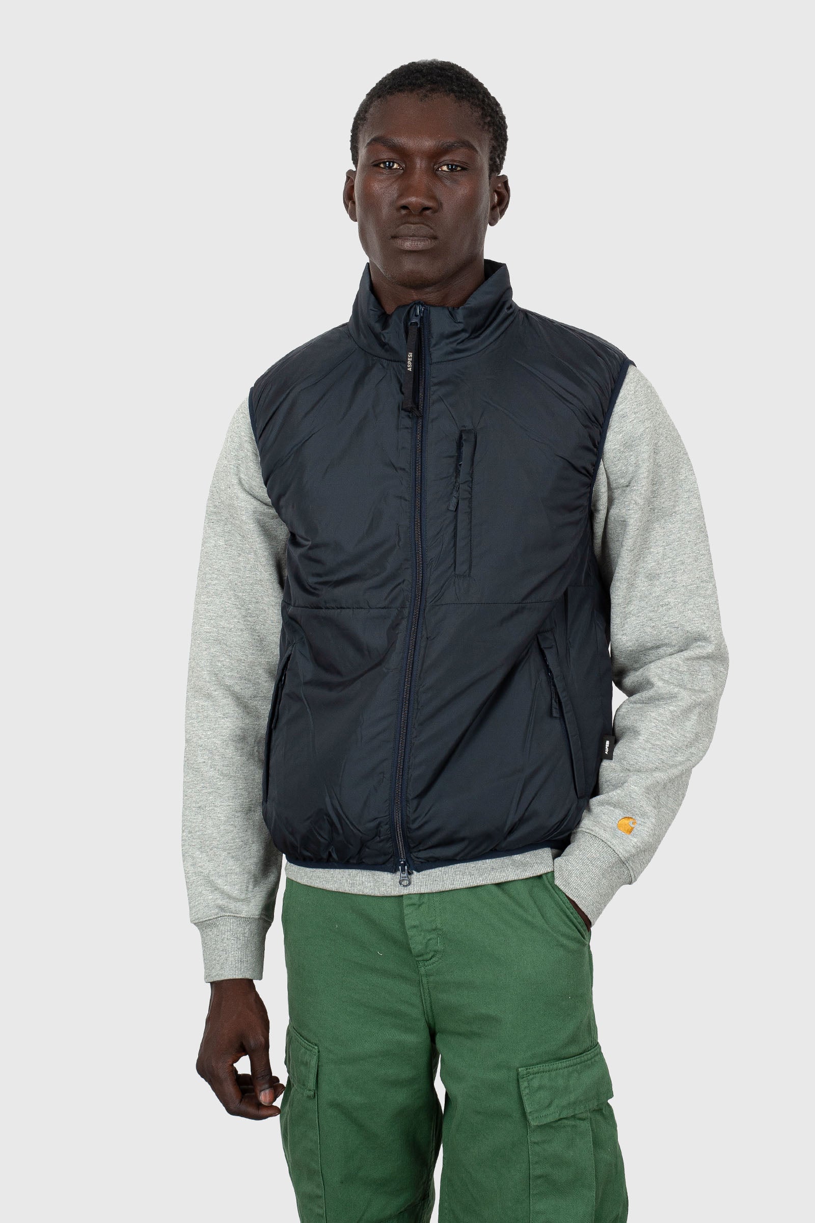 Aspesi Gilet Jil Blu Navy Uomo - 1