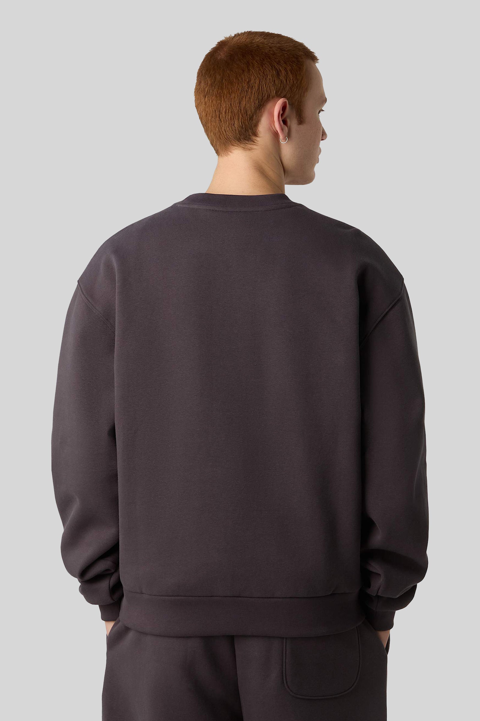 The North Face Felpa Girocollo Red Box Antracite Uomo - 3