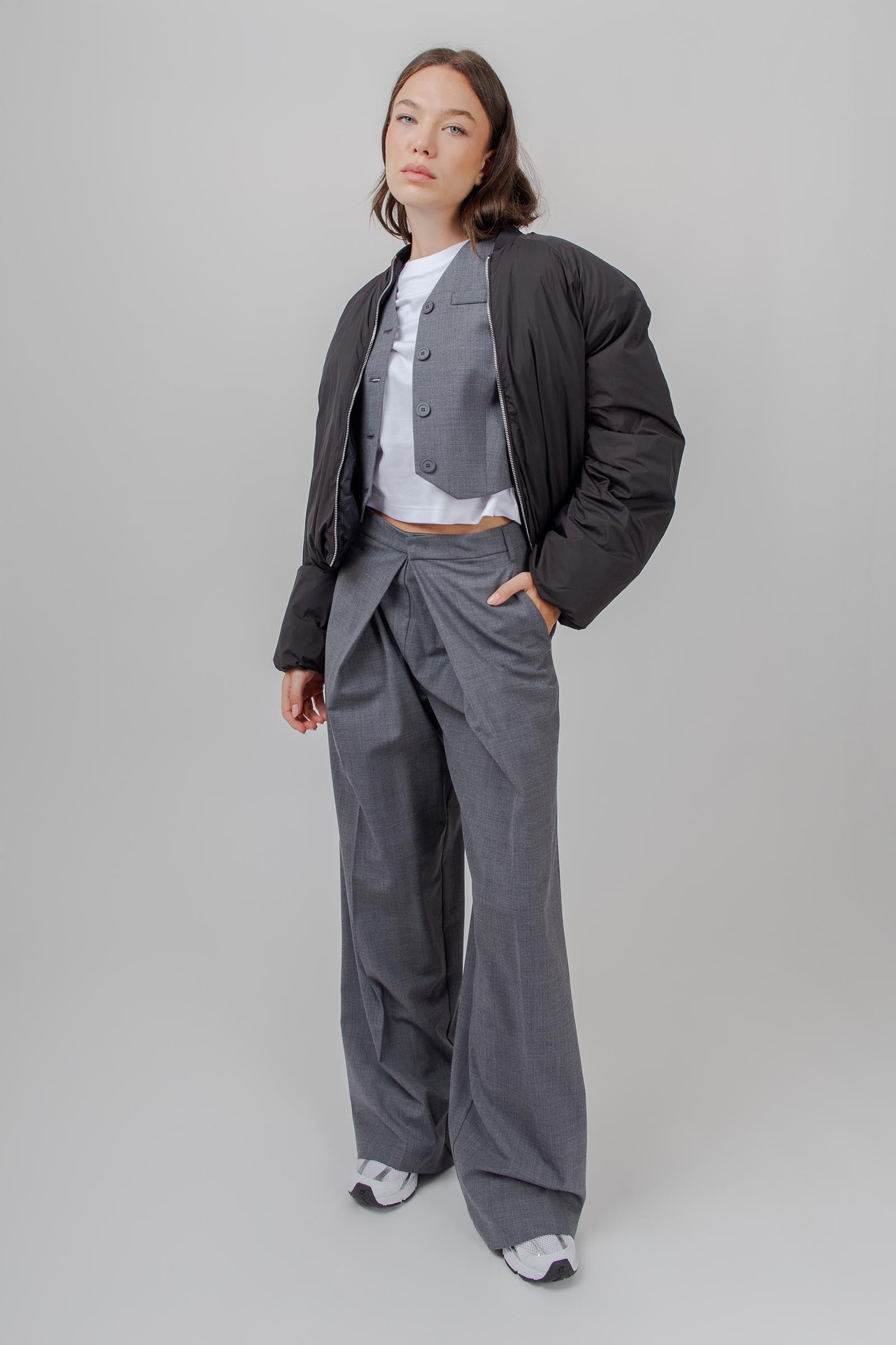 Erika Cavallini Bomber Cecilia Nero Donna - 6