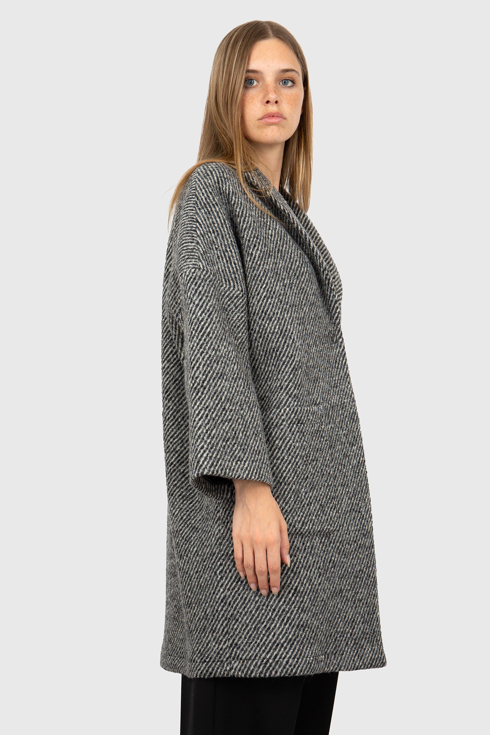 Semicouture Cappotto Sigmund Grigio Donna - 4