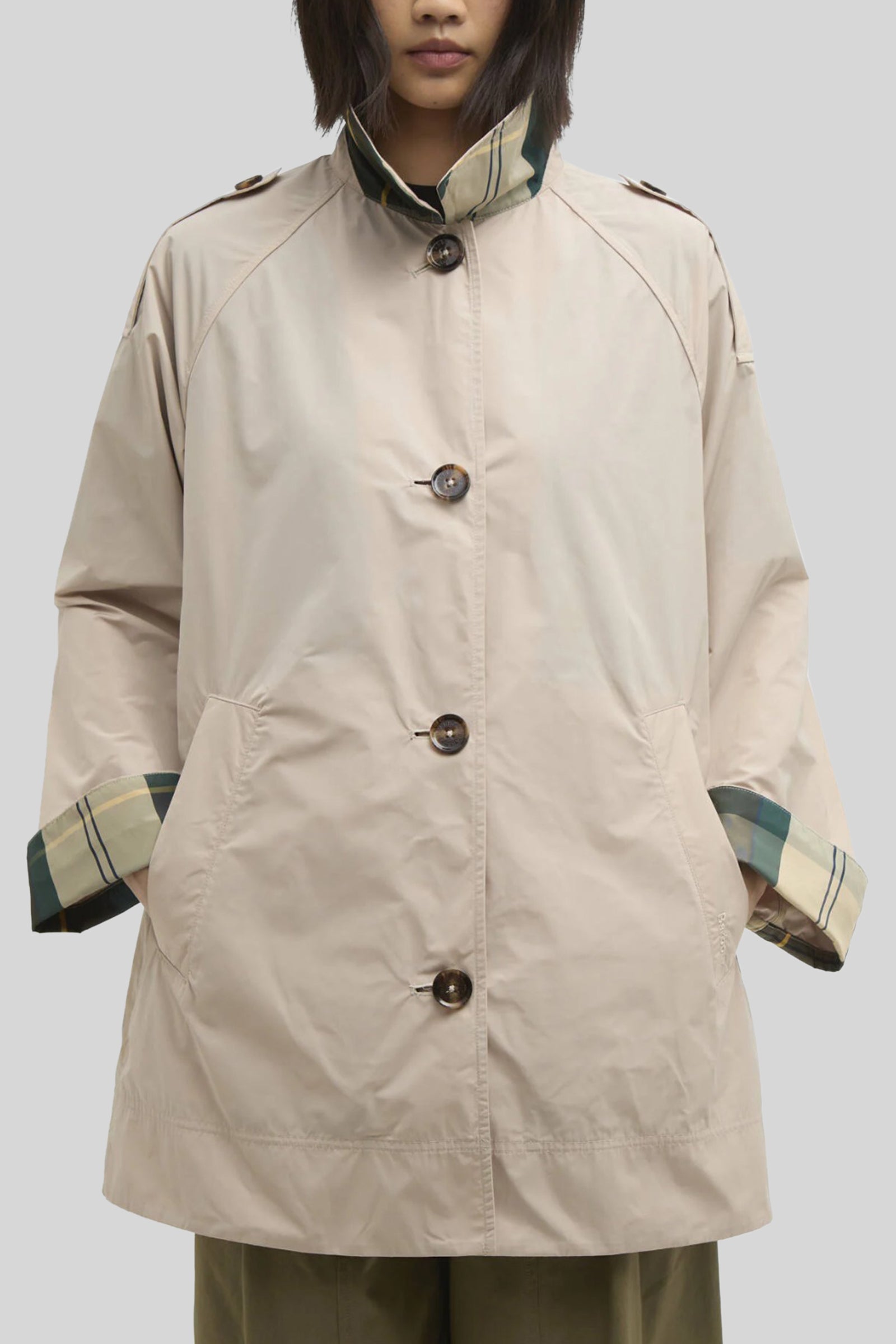 Barbour Impermeabile Maggie Cipria Donna - 6