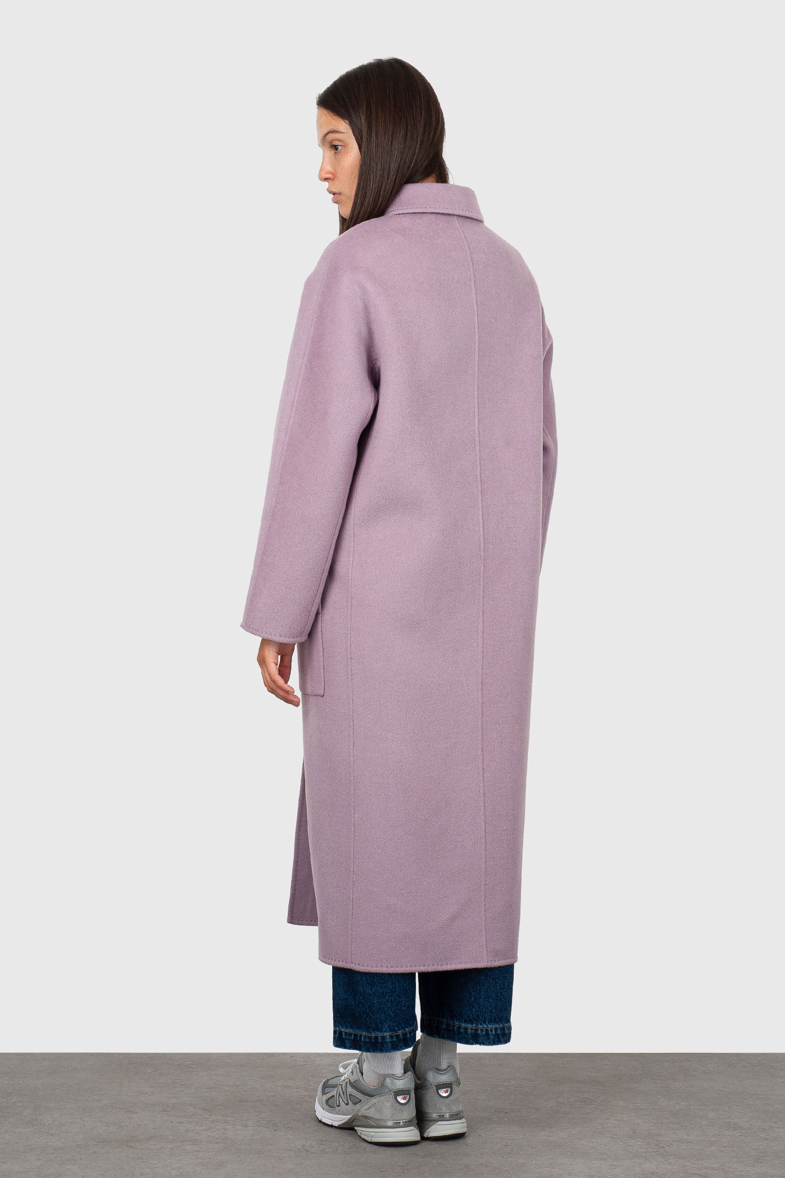 Department Five Cappotto Monopetto Flock Lilla Donna - 4