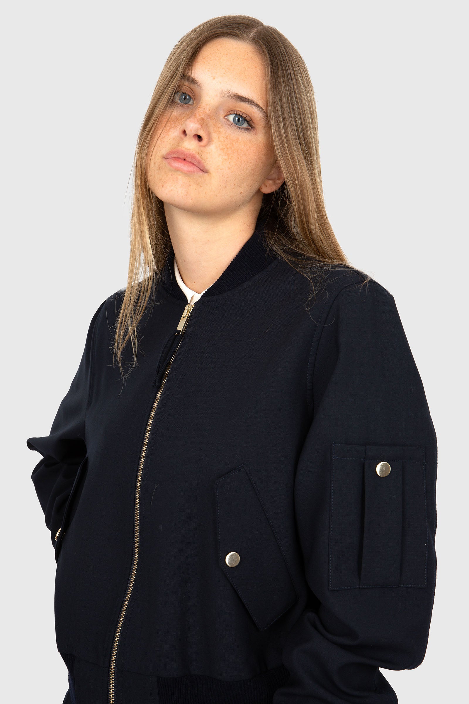 Semicouture Bomber Domitilla Blu Donna - 7