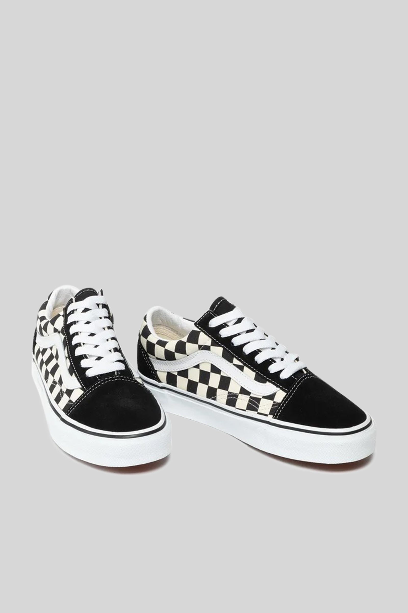 Vans "off The Wall" Sneaker Old Skool Primary Check Bianco/nero Unisex - 3