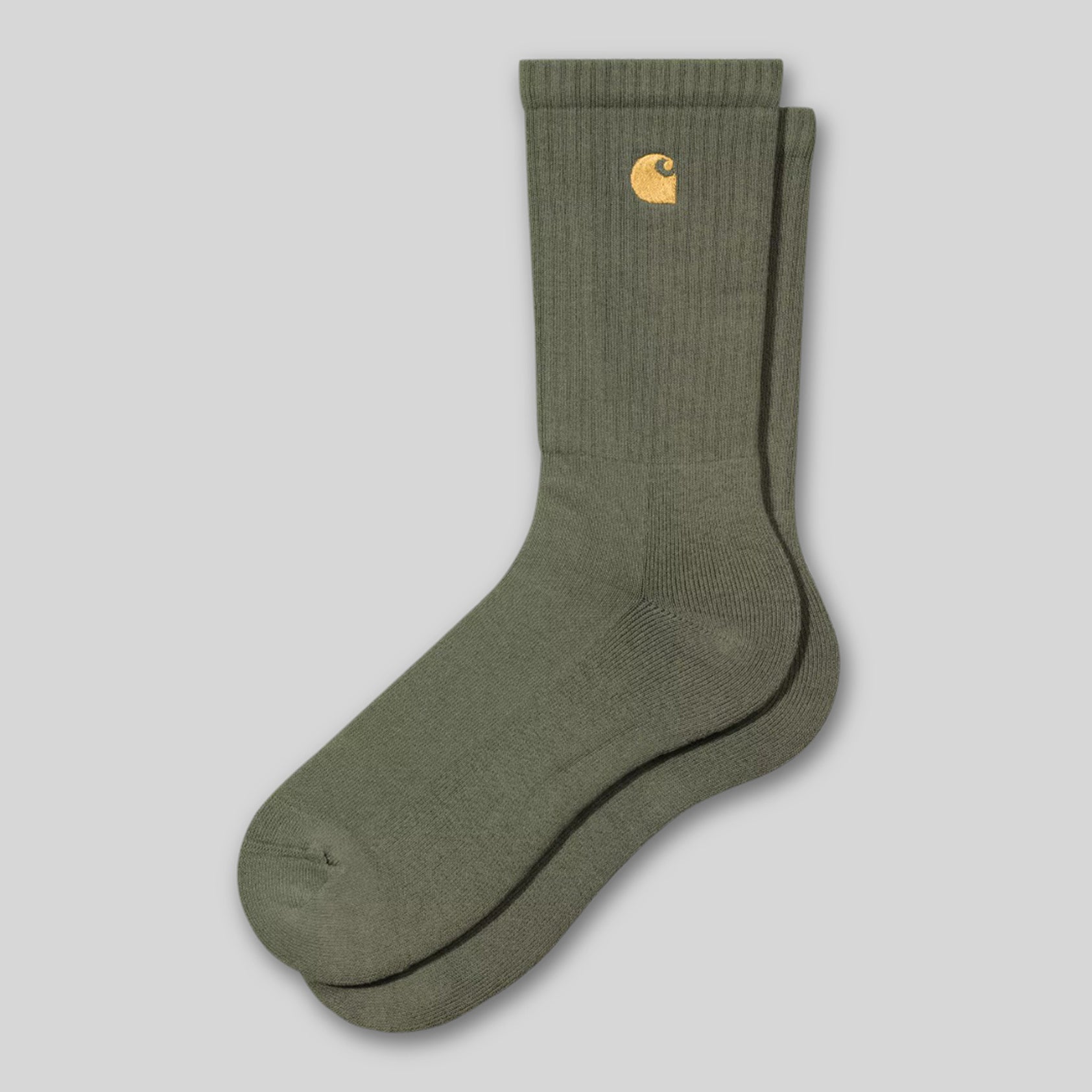 Carhartt Wip Chase Socks Verde Militare Unisex - 2