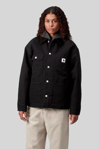 Carhartt Wip W' Og Michigan Coat Nero Donna carhartt wip