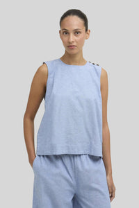 Barbour Blusa Josie Chambray Donna barbour