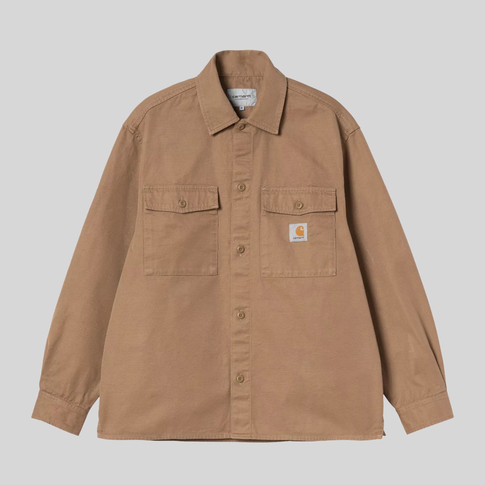 Carhartt Wip Kelly Shirt Jac Beige Uomo - 3