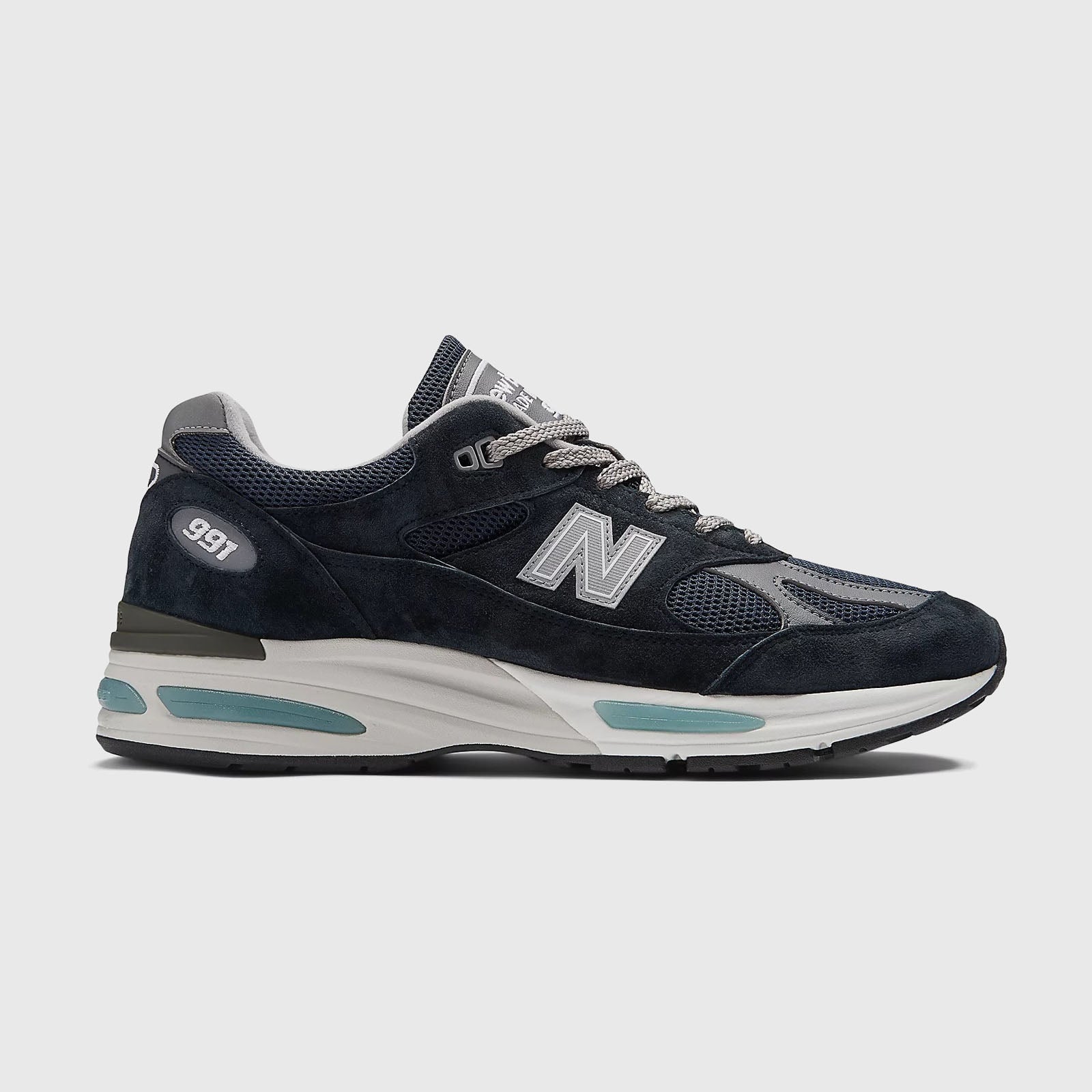 New Balance Sneaker Made In Uk 991v2 Blu Scuro Uomo - 8