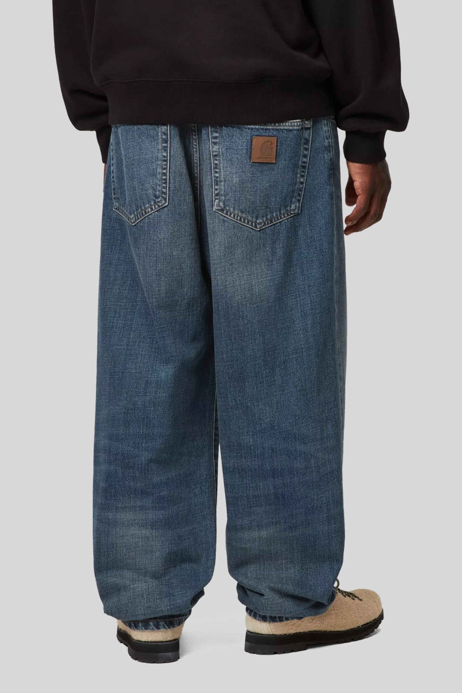 Carhartt Wip Aaron Pant Blu Medio Uomo - 2