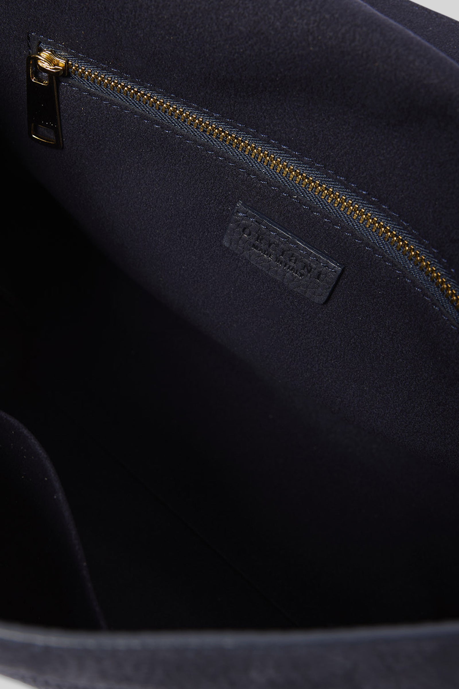 Orciani Borsa Venus Midi In Pelle Nabuk Blu Donna - 5