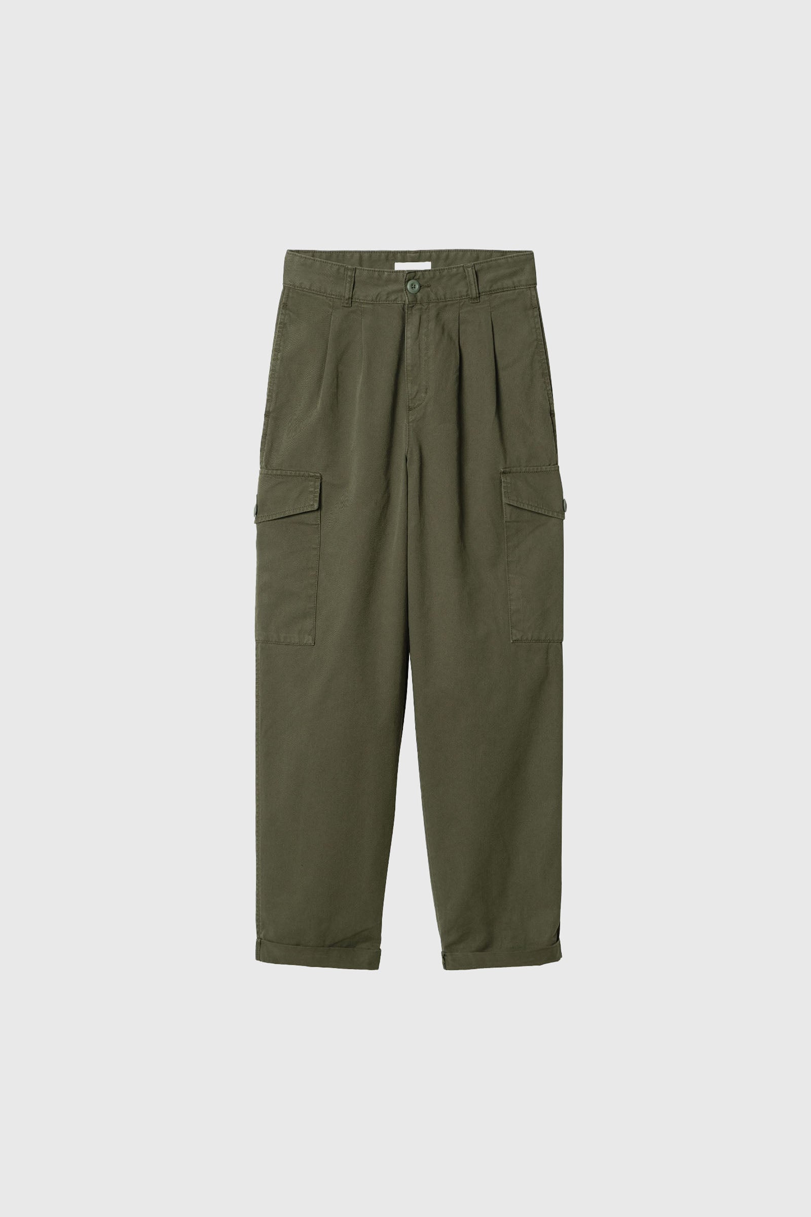 Carhartt Wip W' Collins Pant Verde Militare Donna - 5