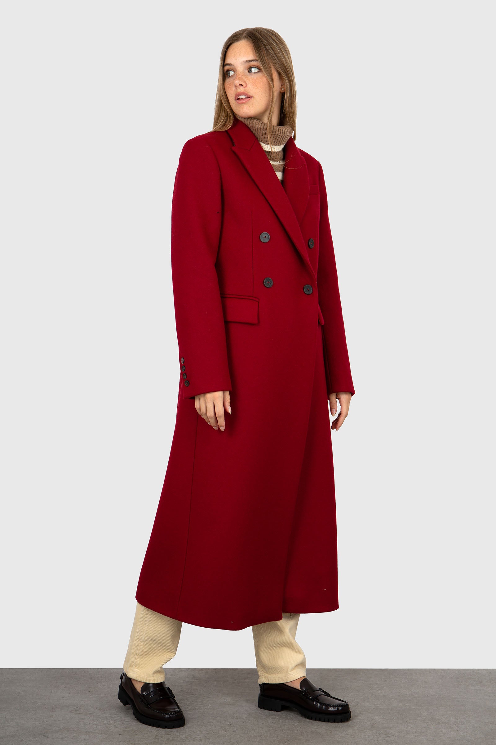 Semicouture Cappotto Heloise Rosso Donna - 3