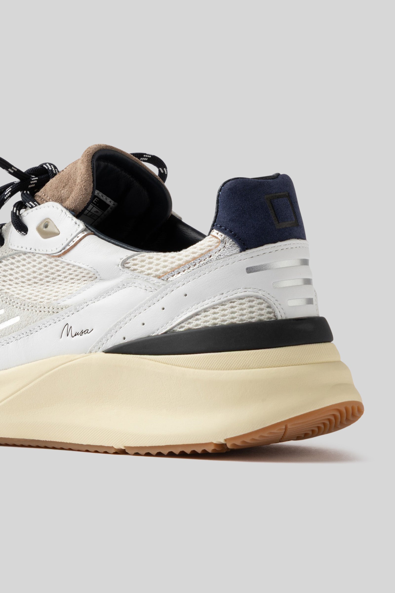 D.a.t.e. Sneaker Musa Hf Bianco/blu Uomo - 4