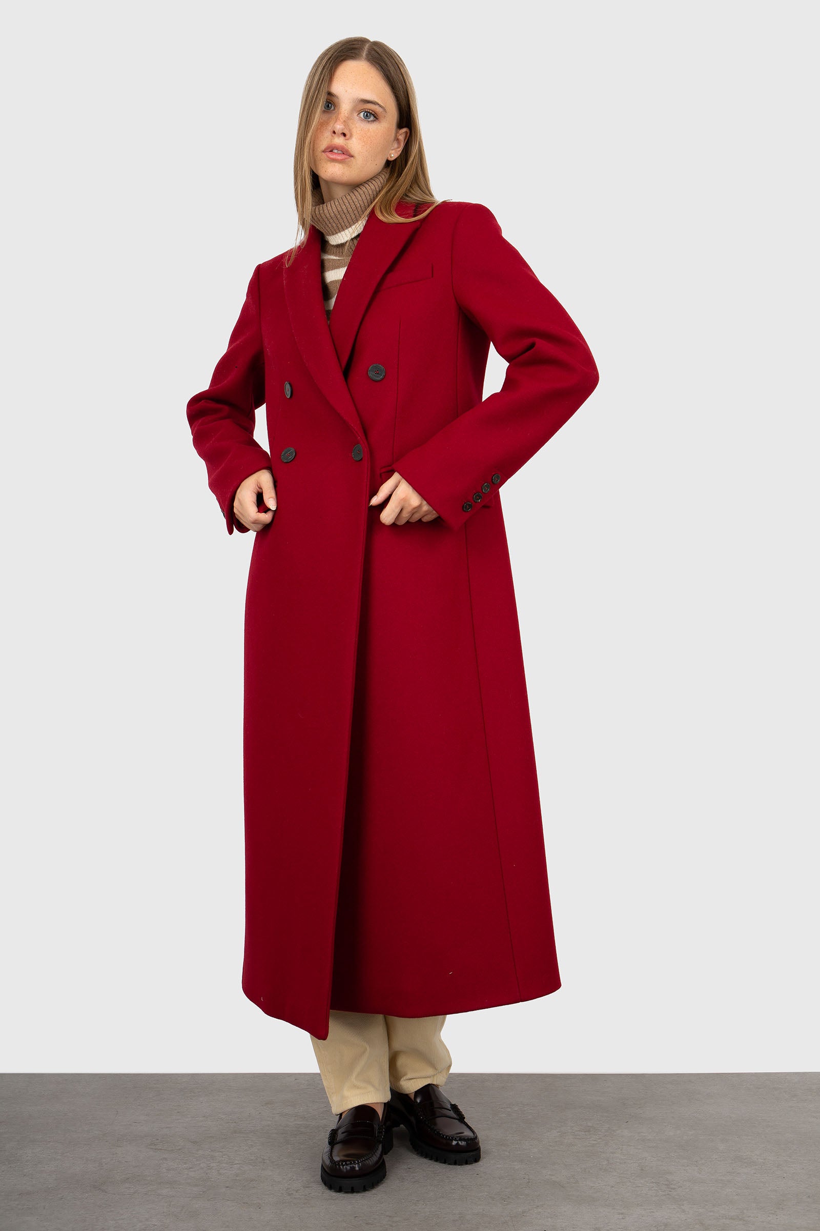 Semicouture Cappotto Heloise Rosso Donna - 1