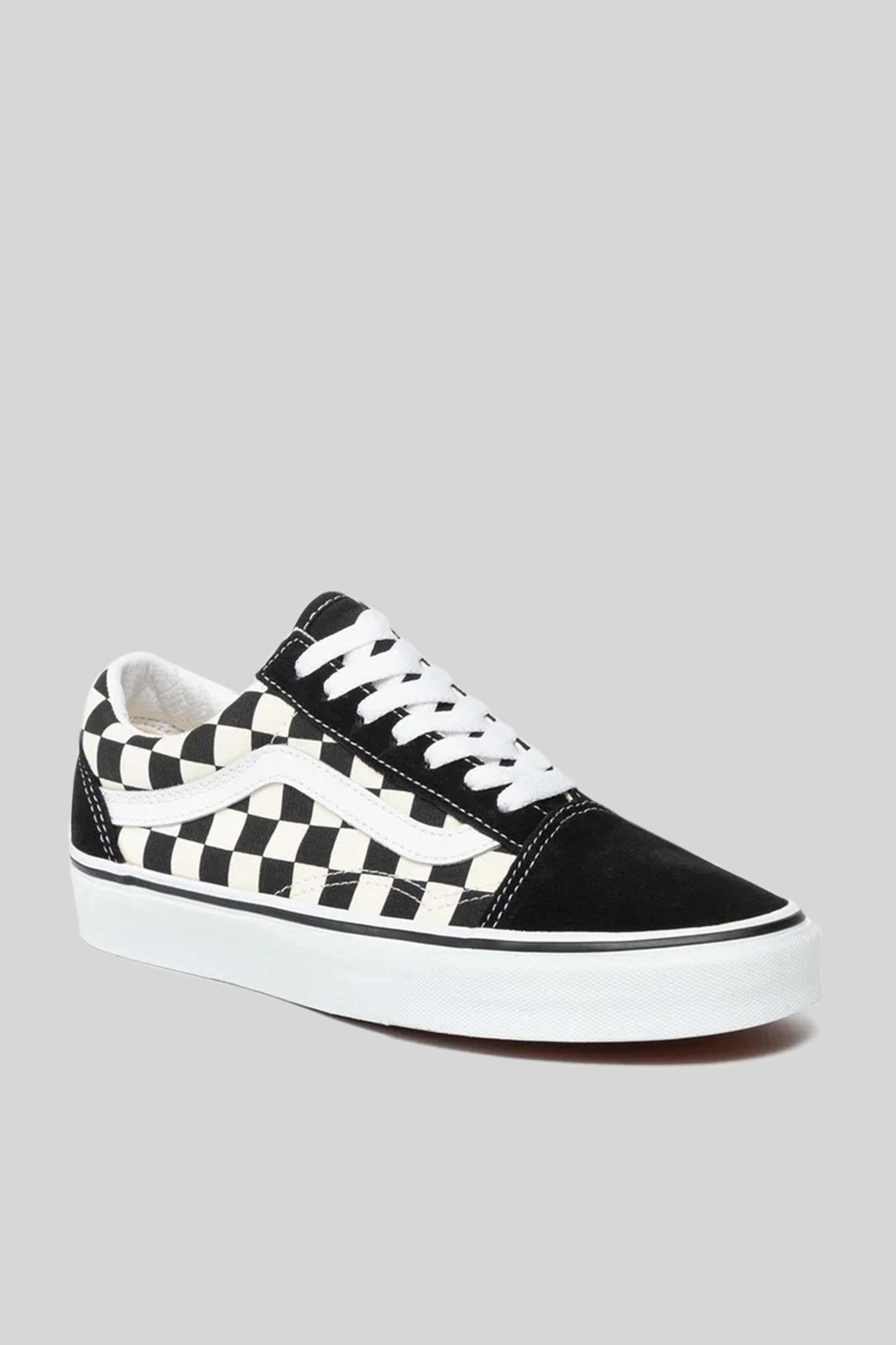 Vans "off The Wall" Sneaker Old Skool Primary Check Bianco/nero Unisex - 4