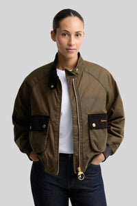Barbour Ivibridge Wax Jacket Verde Donna barbour