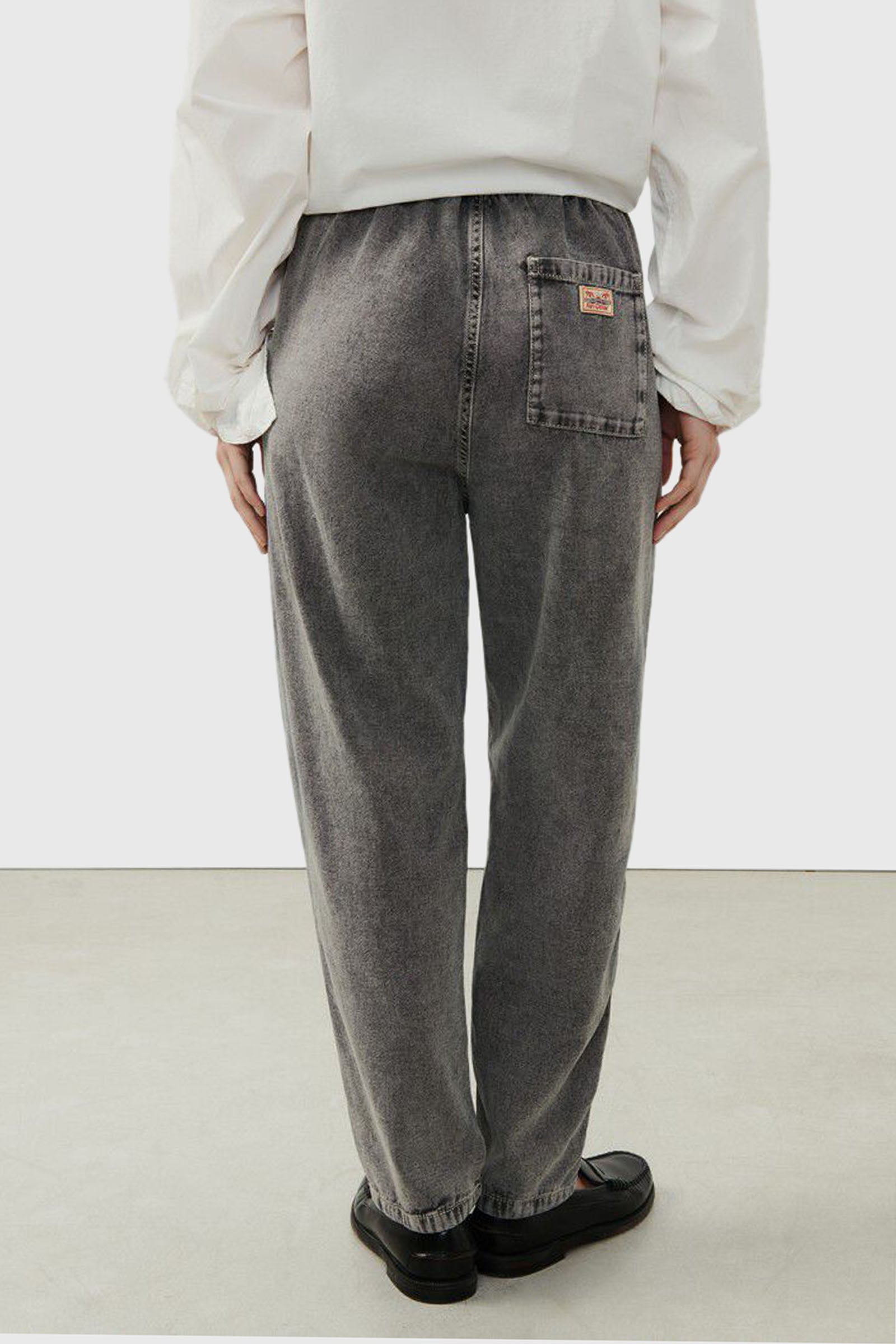 American Vintage Jeans Jazy Grigio/nero Donna - 5