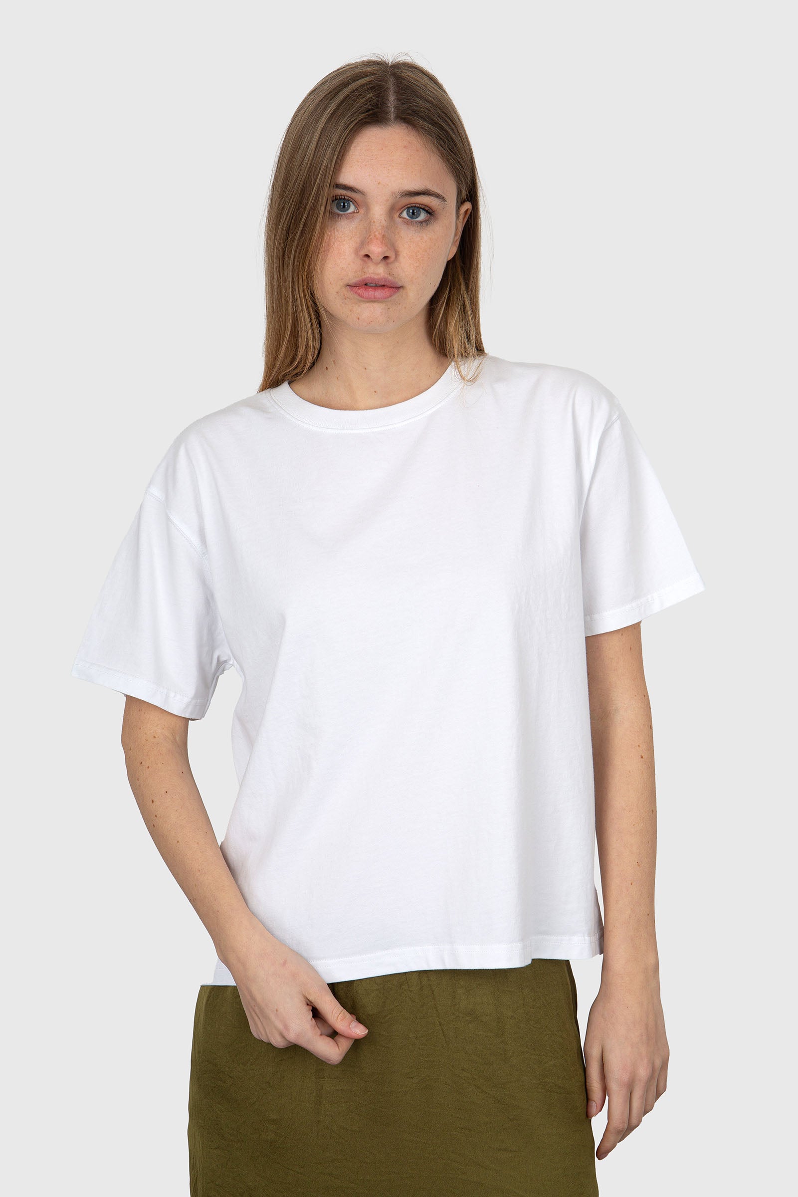 American Vintage T-Shirt Fizvalley Cotone Bianco - 3
