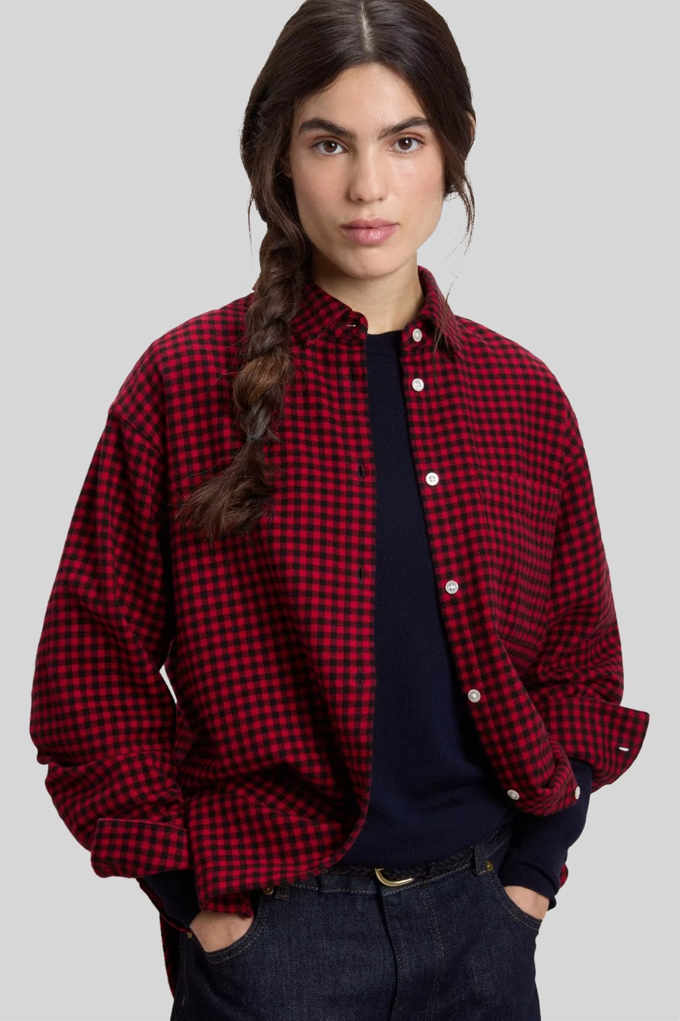 Flannel Check Shirt - 1