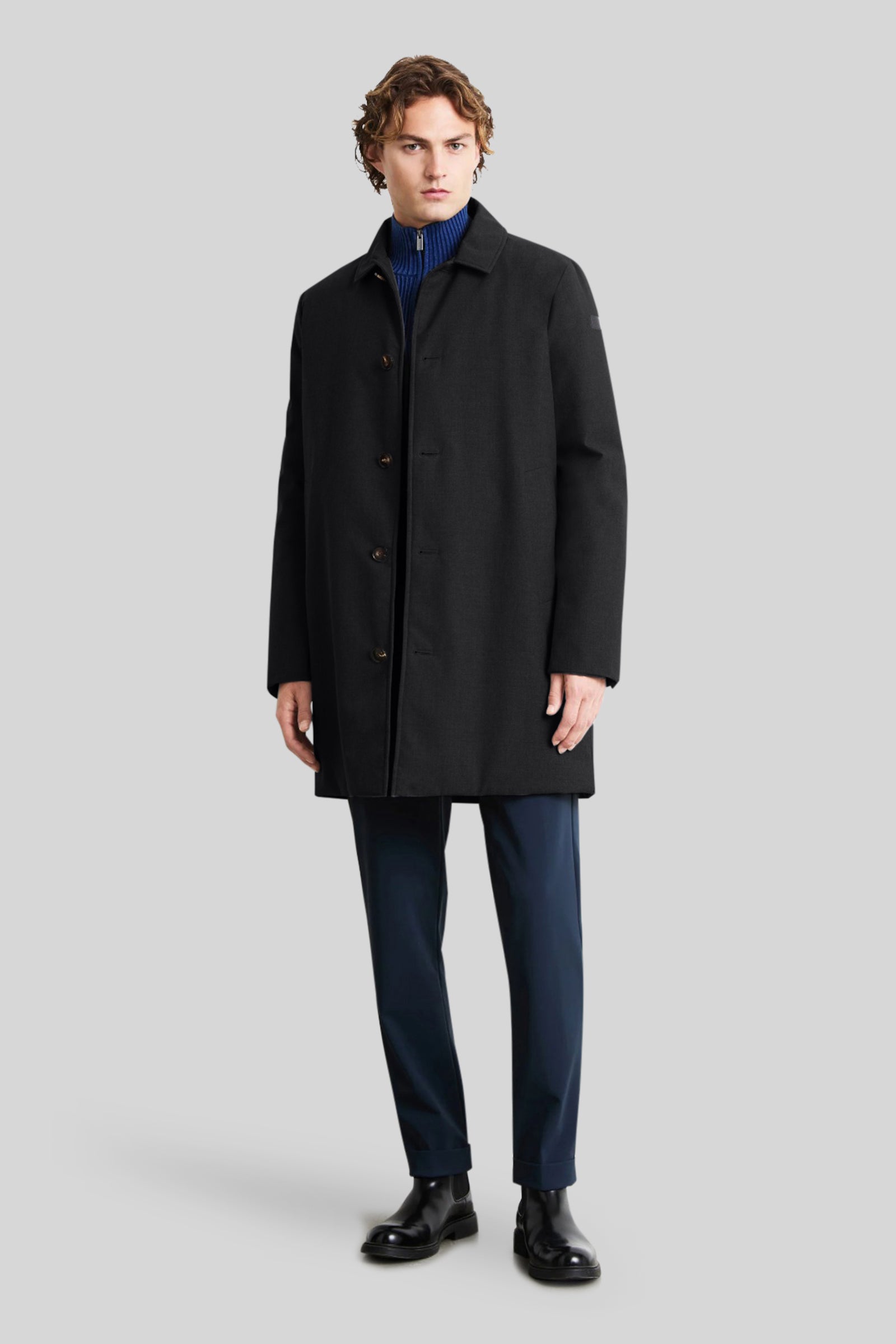 Rrd Terzilio Duck Coat Jkt Blu Scuro Uomo - 3