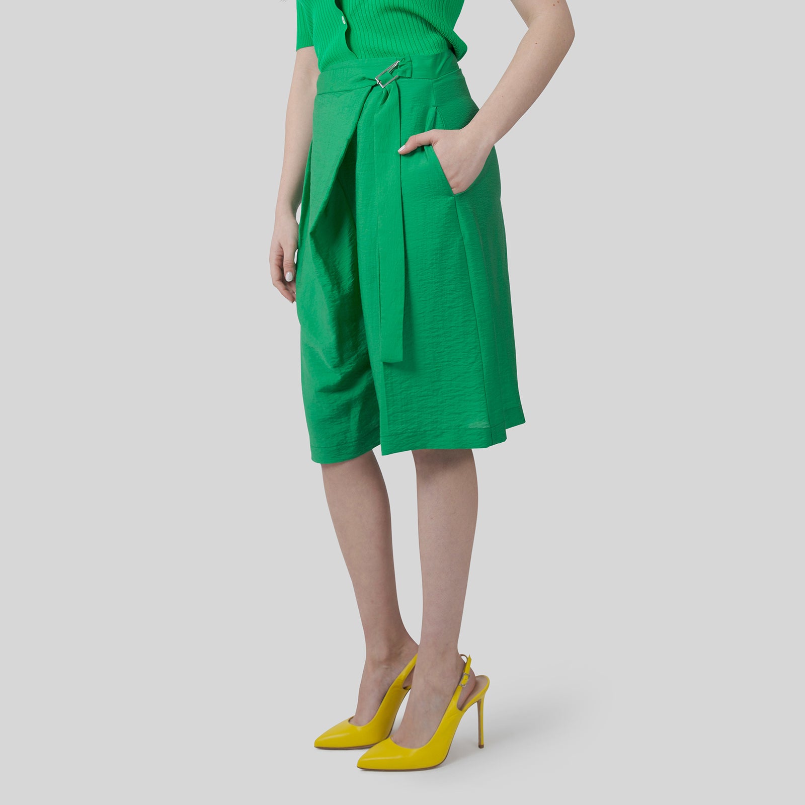 Tela Pantagonna Nilo Verde Smeraldo Donna - 7