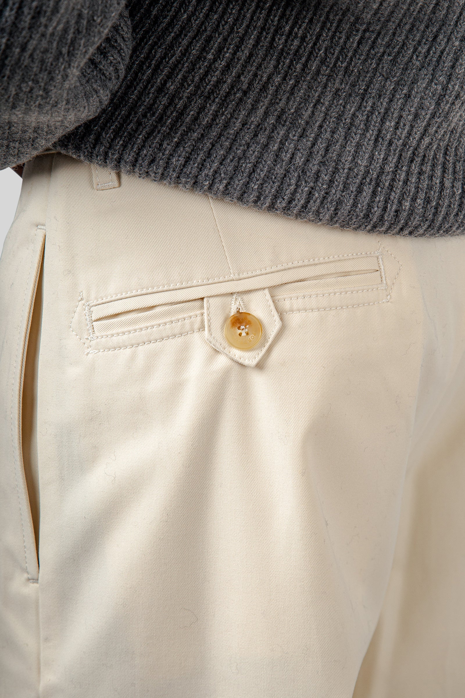 Fortela Pantaloni Silver Ecru Uomo - 4