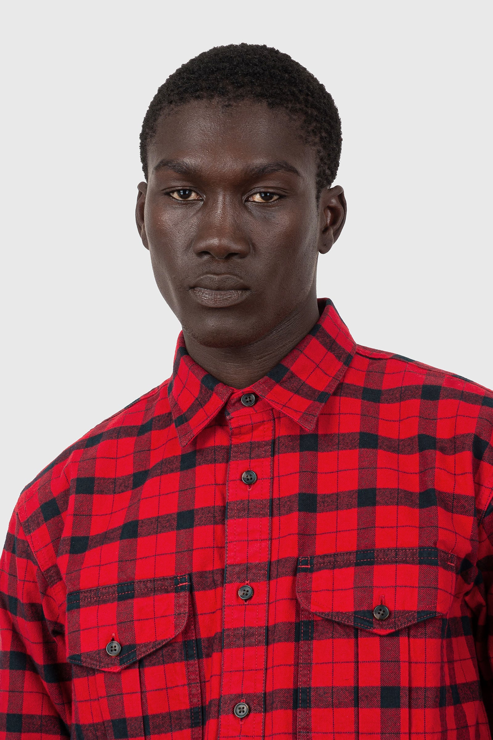 Filson Camicia Alaskan Guide Nero/rosso Uomo - 6