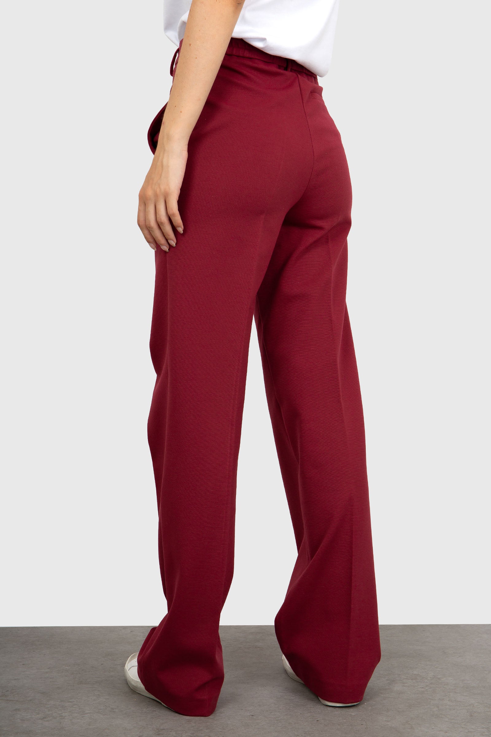 Grifoni Pantalone Bordeaux Donna - 5