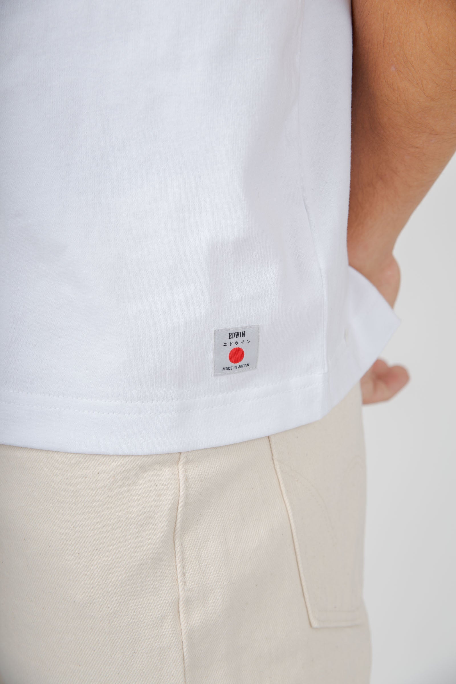 Edwin T-shirt Japan Bianco Uomo - 3