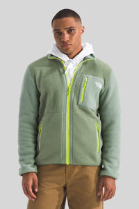 The North Face Yumiori Full Zip Fleece Jacket Verde Chiaro Uomo the north face