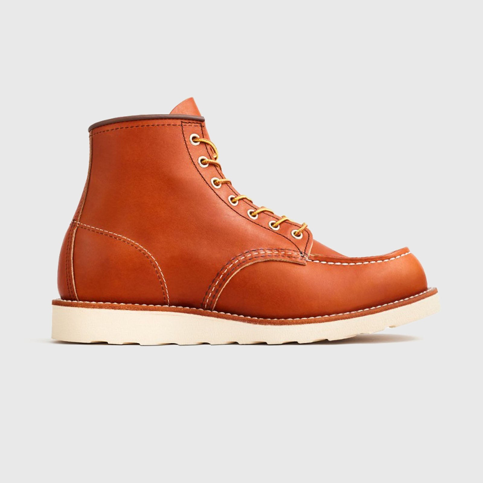 Red Wing Stivaletto 6-inch Classic Moc Toe In Pelle Oro Legacy Marrone Uomo - 7