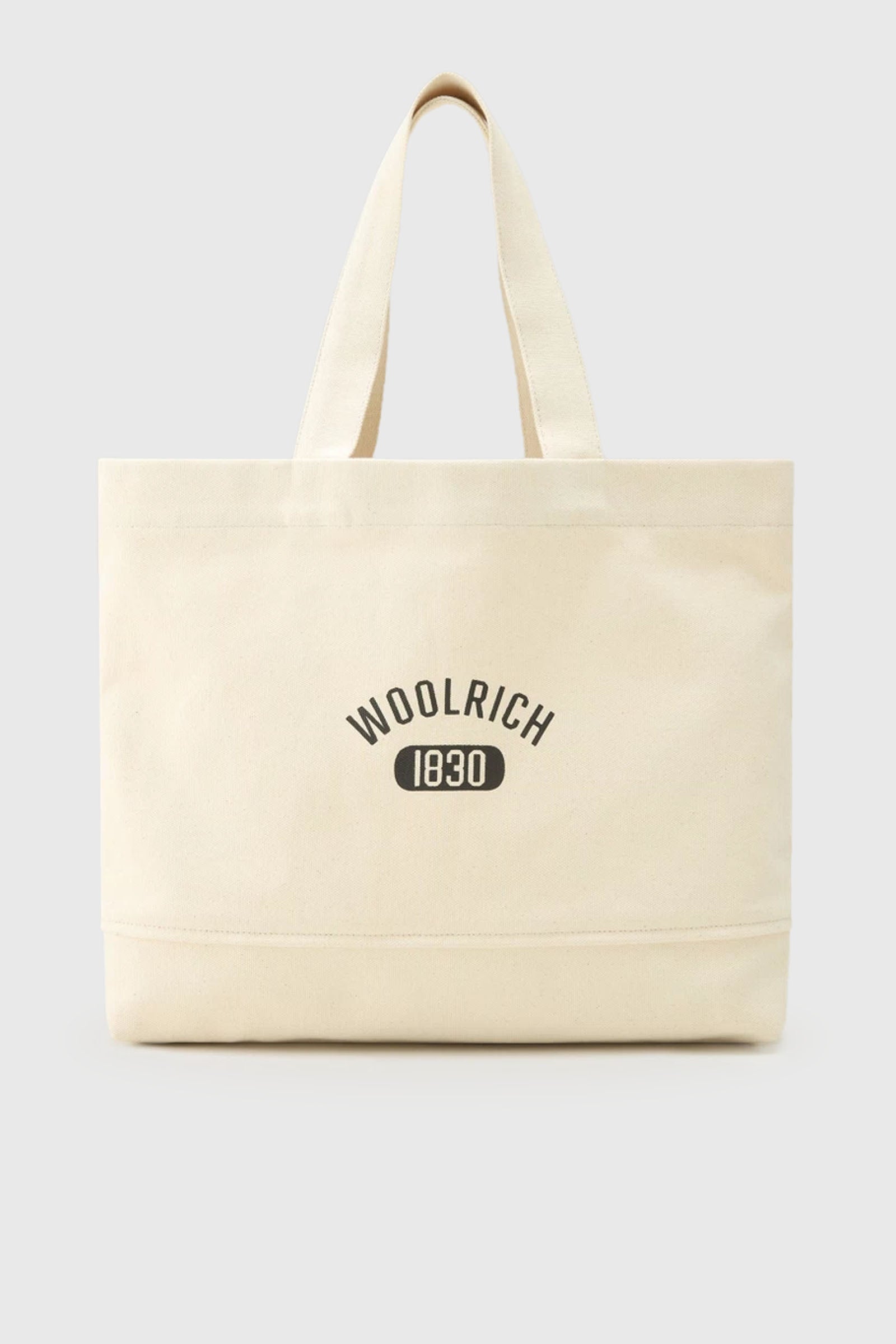 Woolrich Tote Bag Ecru Cotton - 1