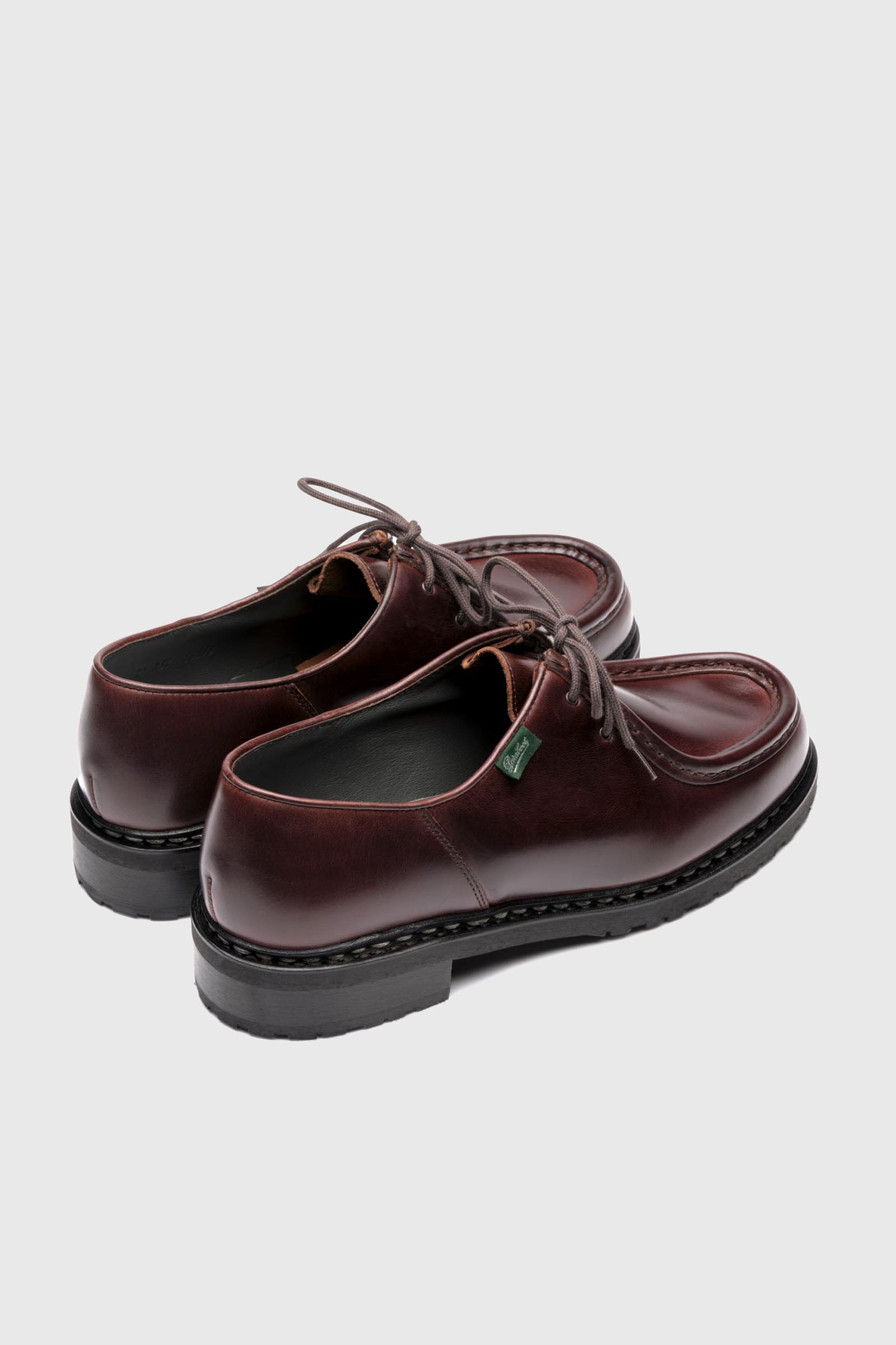 Paraboot Scarpa Derby Michael Lisse Ecorce Marrone Uomo - 4