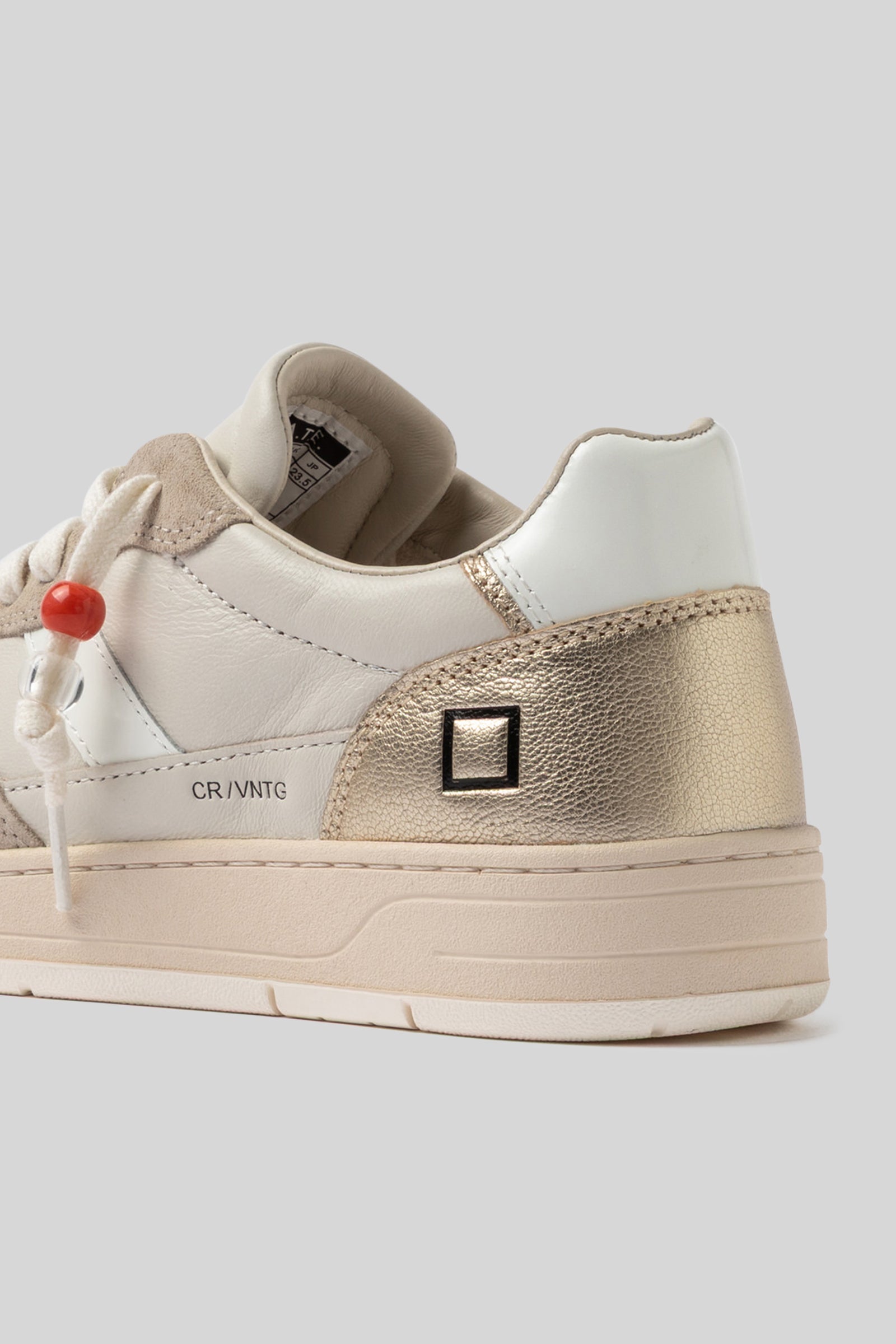D.a.t.e. Sneaker Court 2.0 Vintage Calf Avorio Donna - 2