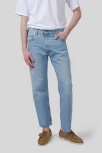 Fortela Jeans 944 Jason 5 Tasche Bleach Wash Blu Chiaro Uomo fortela