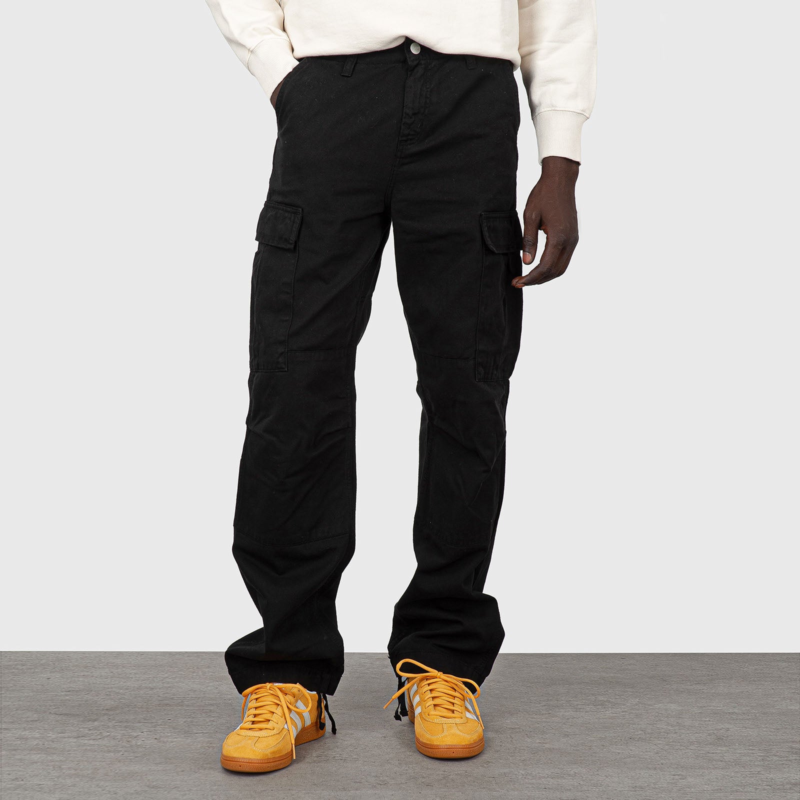 Carhartt Wip Regular Cargo Pant 'moraga' Twill Nero Uomo - 7