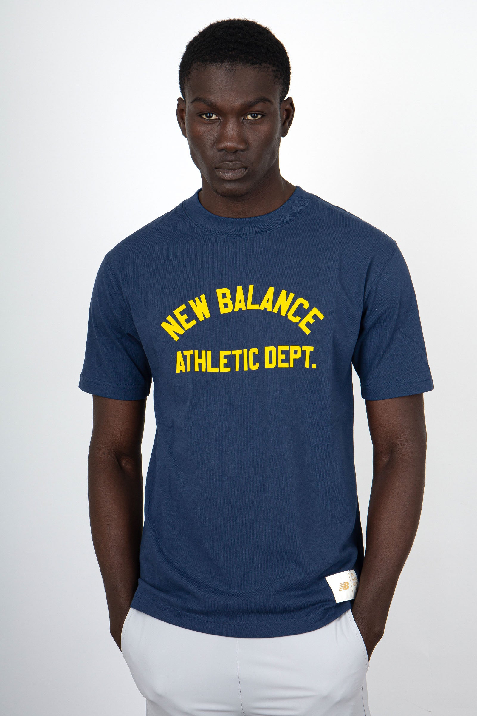 New Balance T-Shirt Sportswear Greatest Hits Cotone Blu Navy - 5