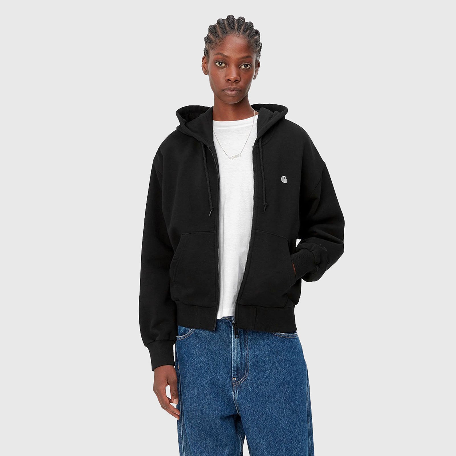 Carhartt Wip W' Hooded Casey Jacket Nero Donna - 5