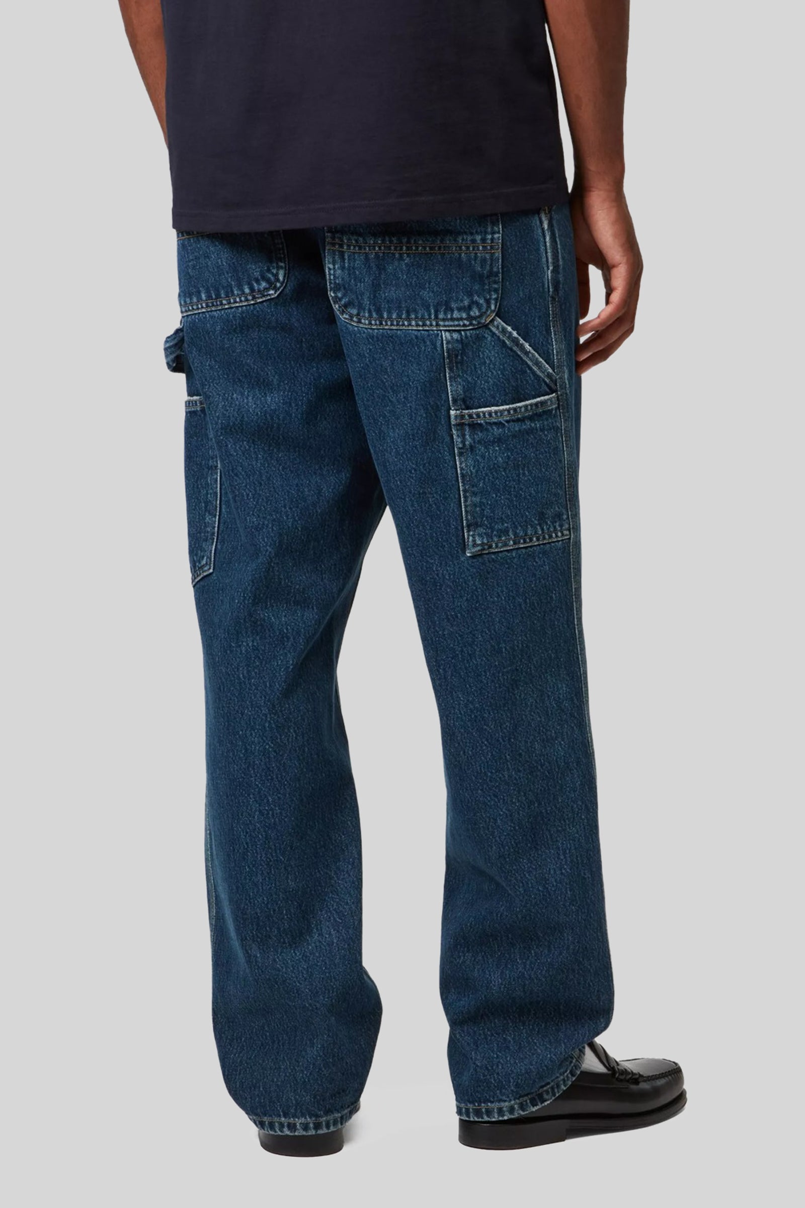 Carhartt Wip Single Knee Pant Blu Medio Uomo - 1