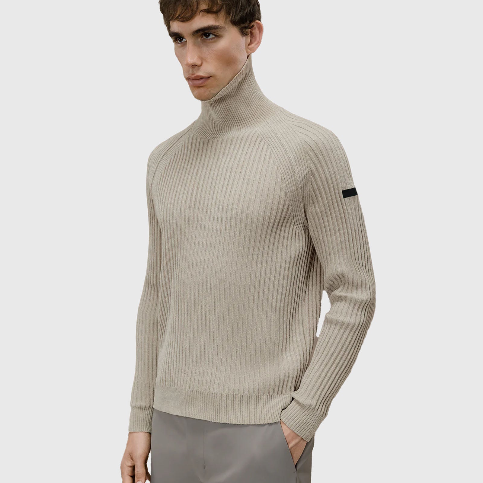 Rrd Maglia Velvet Rave Turtleneck Sabbia Uomo - 5